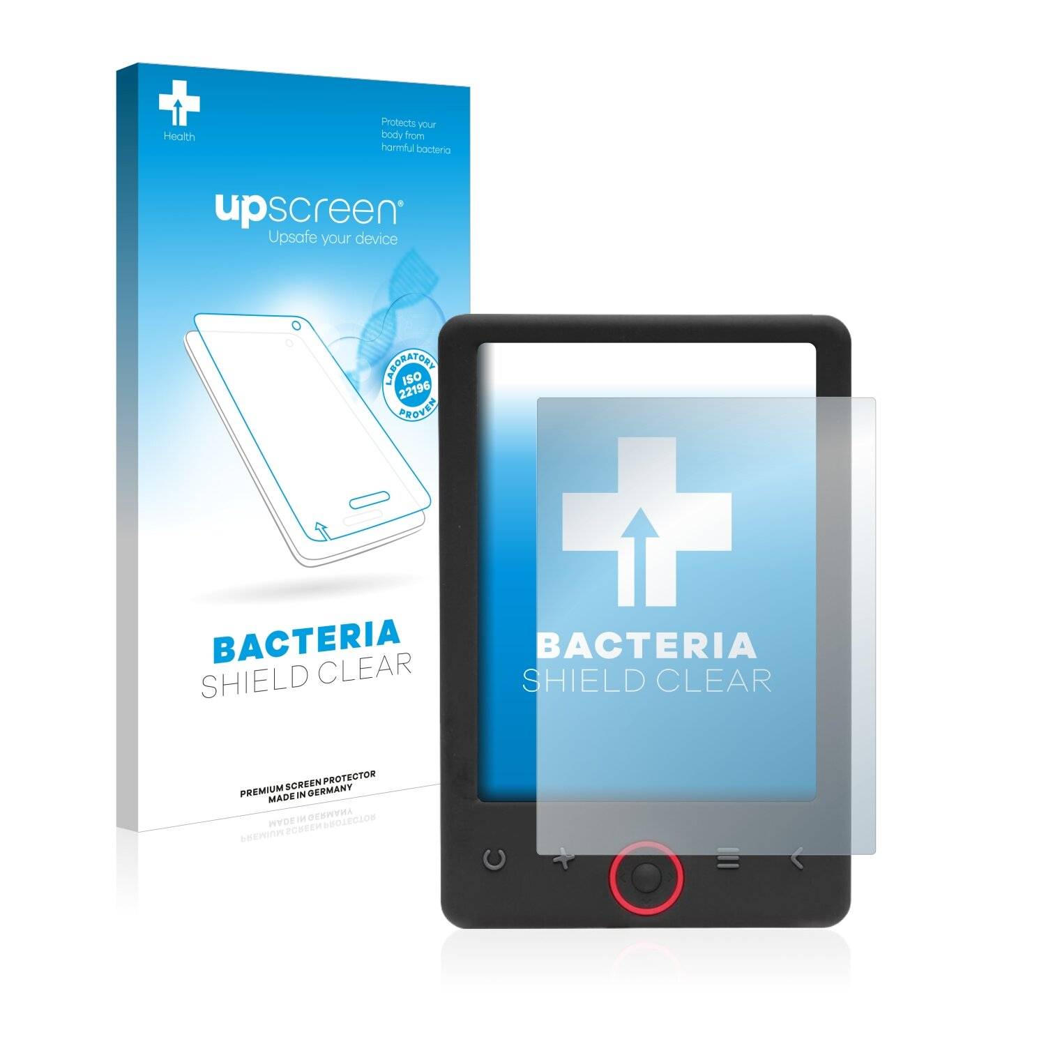 upscreen Bacteria Shield Clear Premium Antibakterielle Displayschutzfolie für Denver