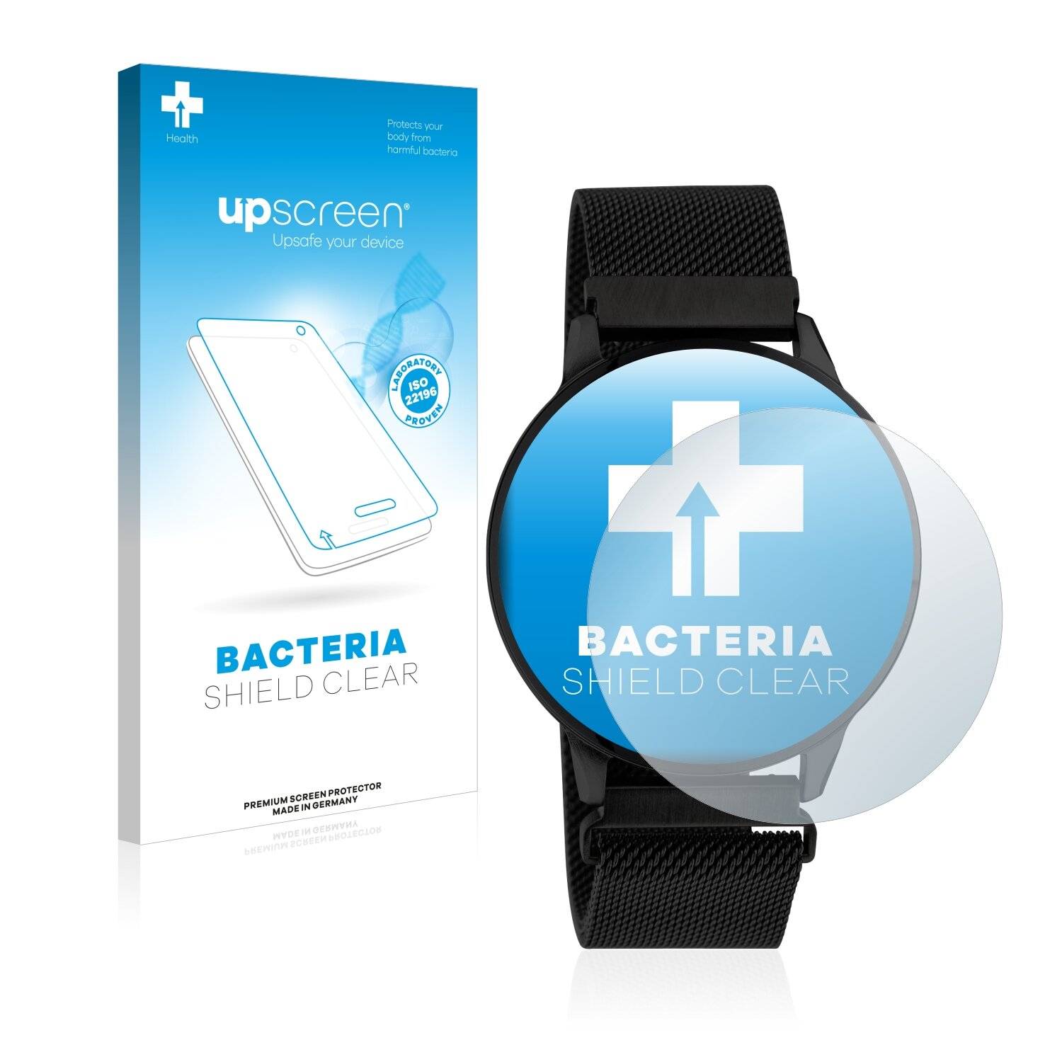 upscreen Bacteria Shield Clear Premium Antibakterielle Displayschutzfolie für Oozoo