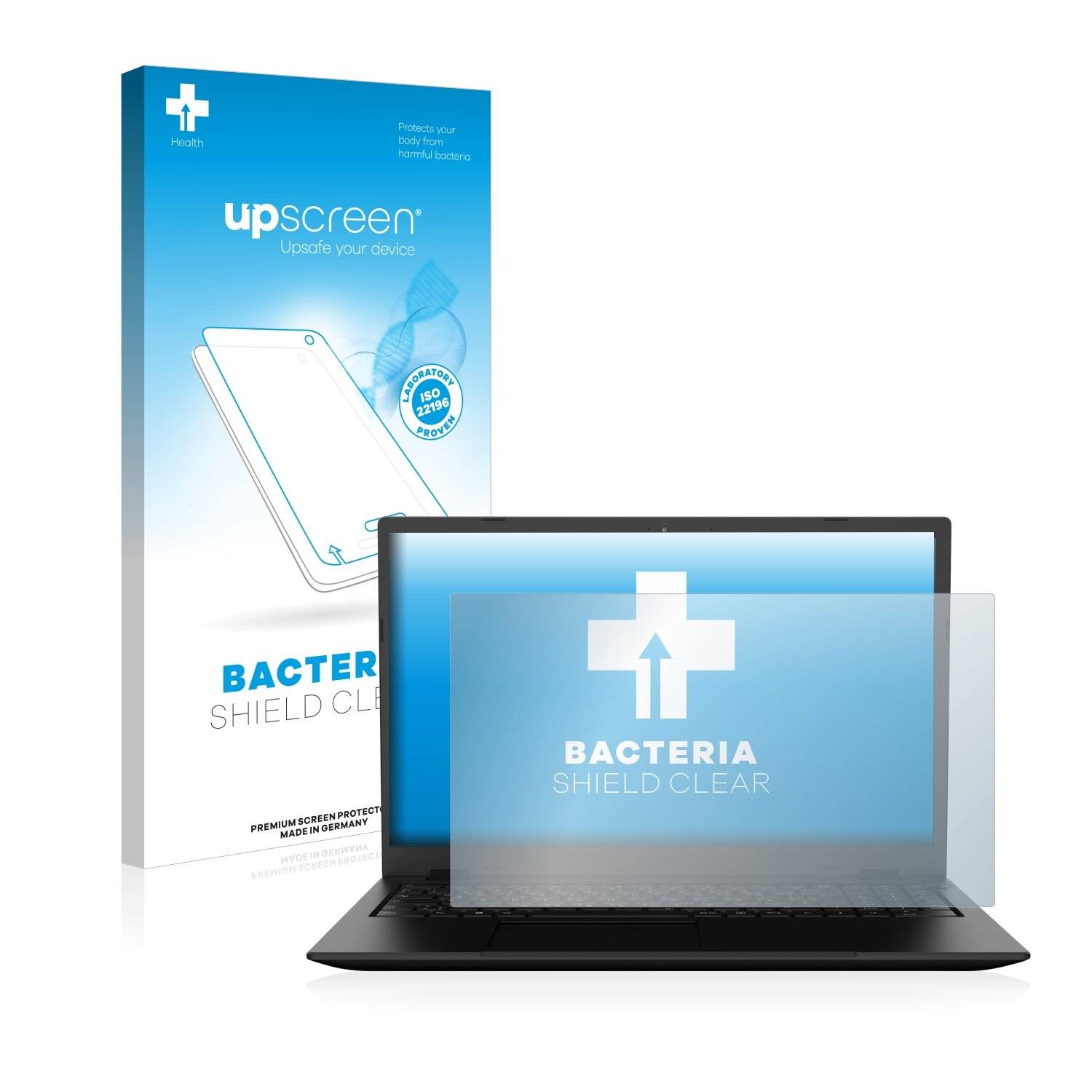 upscreen Bacteria Shield Clear Premium Antibakterielle Displayschutzfolie für Medion Akoya