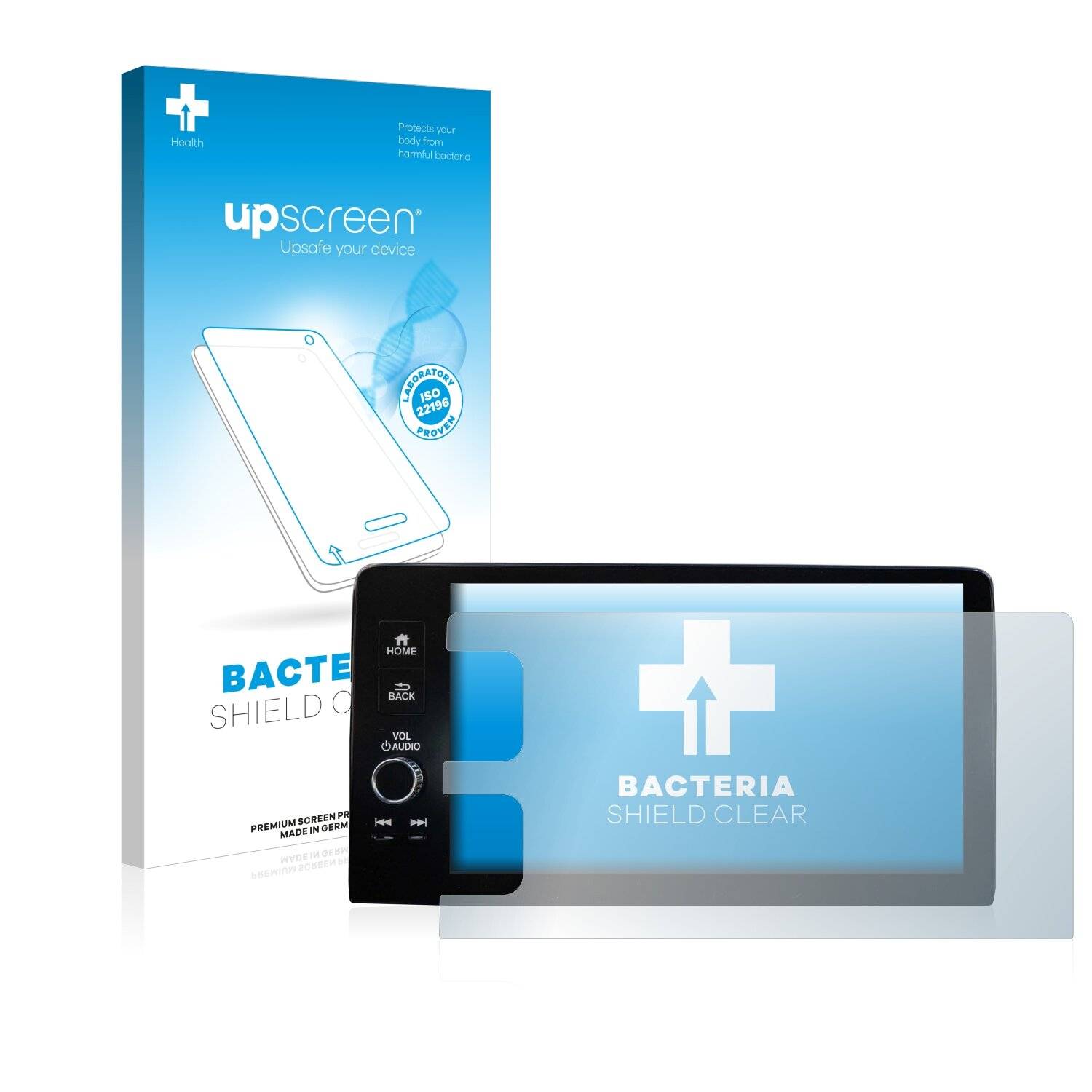 upscreen Bacteria Shield Clear Premium Antibakterielle Displayschutzfolie für Honda HR-V