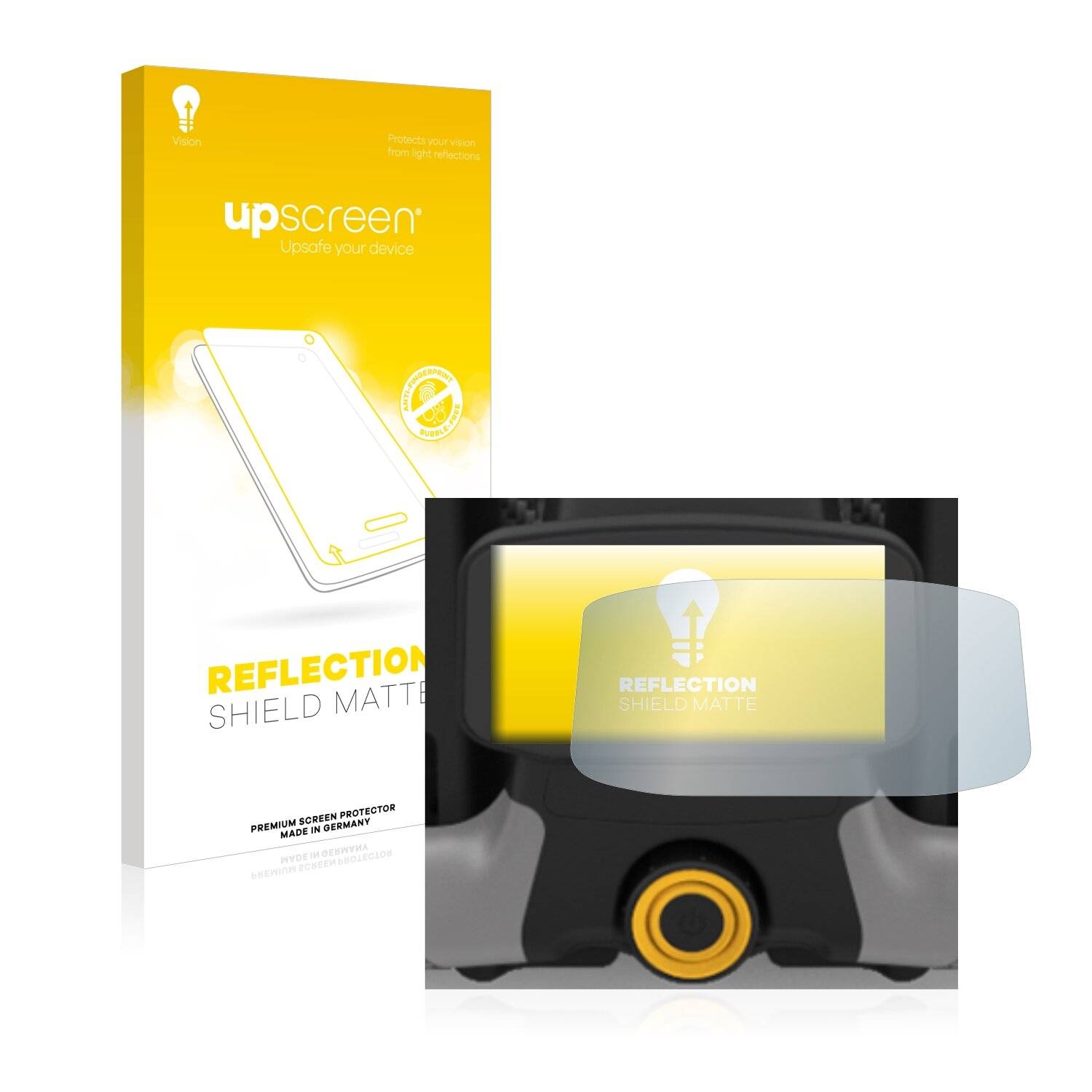 upscreen Reflection Shield Matte Premium Displayschutzfolie für PowaKaddy