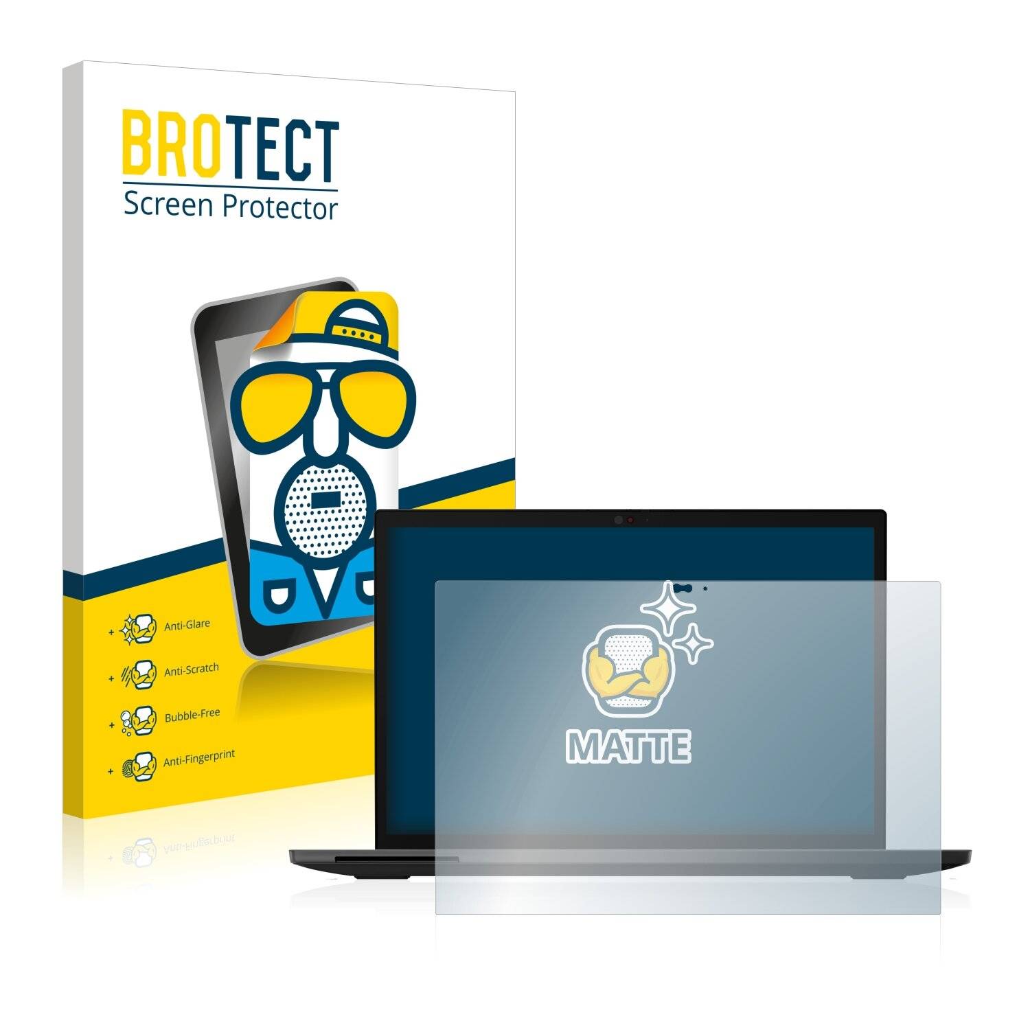 BROTECT Schutzfolie für Lenovo ThinkPad L13 Yoga Gen 3 Folie Matt Entspiegelt