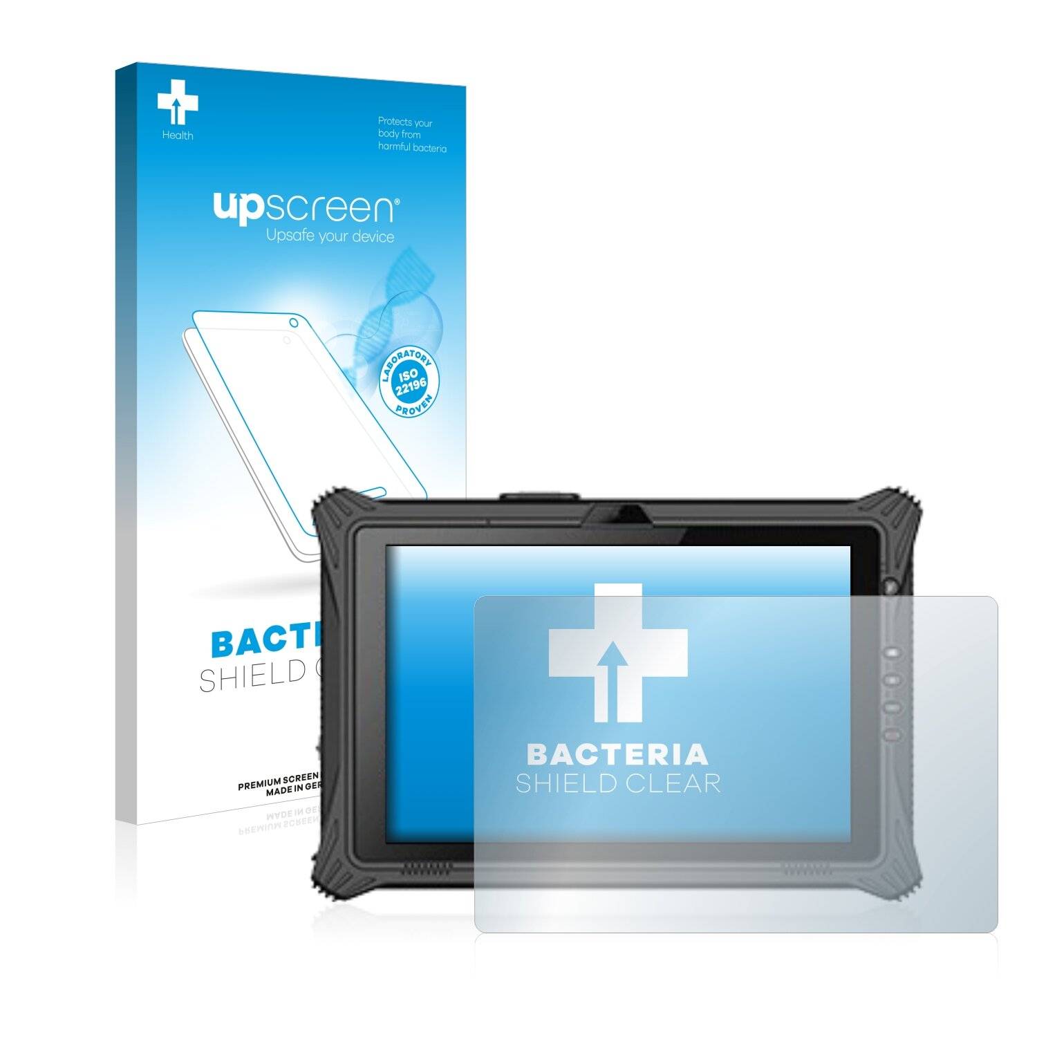 upscreen Bacteria Shield Clear Premium Antibakterielle Displayschutzfolie für Hematec