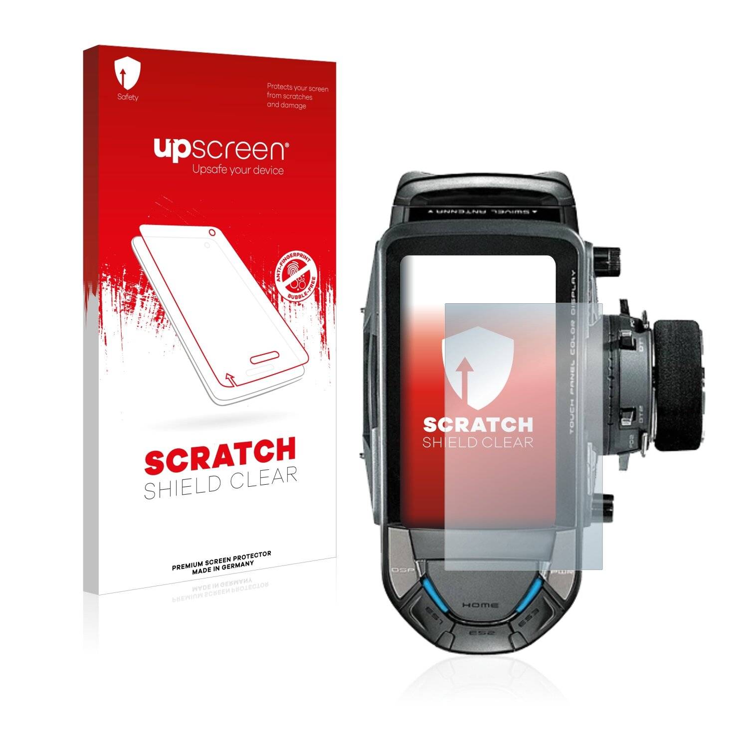 upscreen Schutzfolie für Futaba 10PX Kratzschutz Anti-Fingerprint Klar