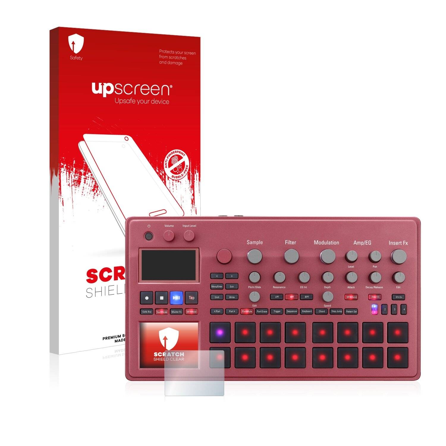 upscreen Scratch Shield Clear Premium Displayschutzfolie für Korg electribe