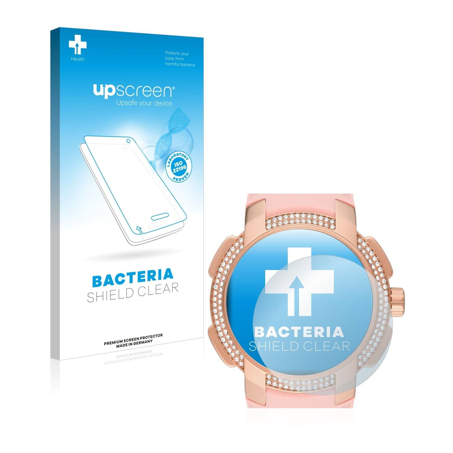 upscreen Bacteria Shield Clear Premium Antibakterielle Displayschutzfolie für Michael Kors