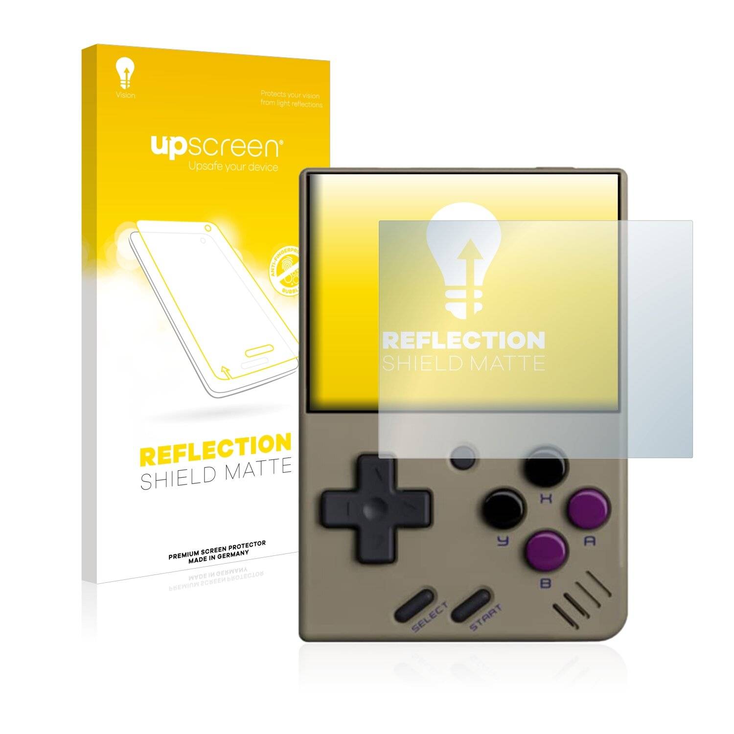 upscreen Reflection Shield Matte Premium Displayschutzfolie für Miyoo