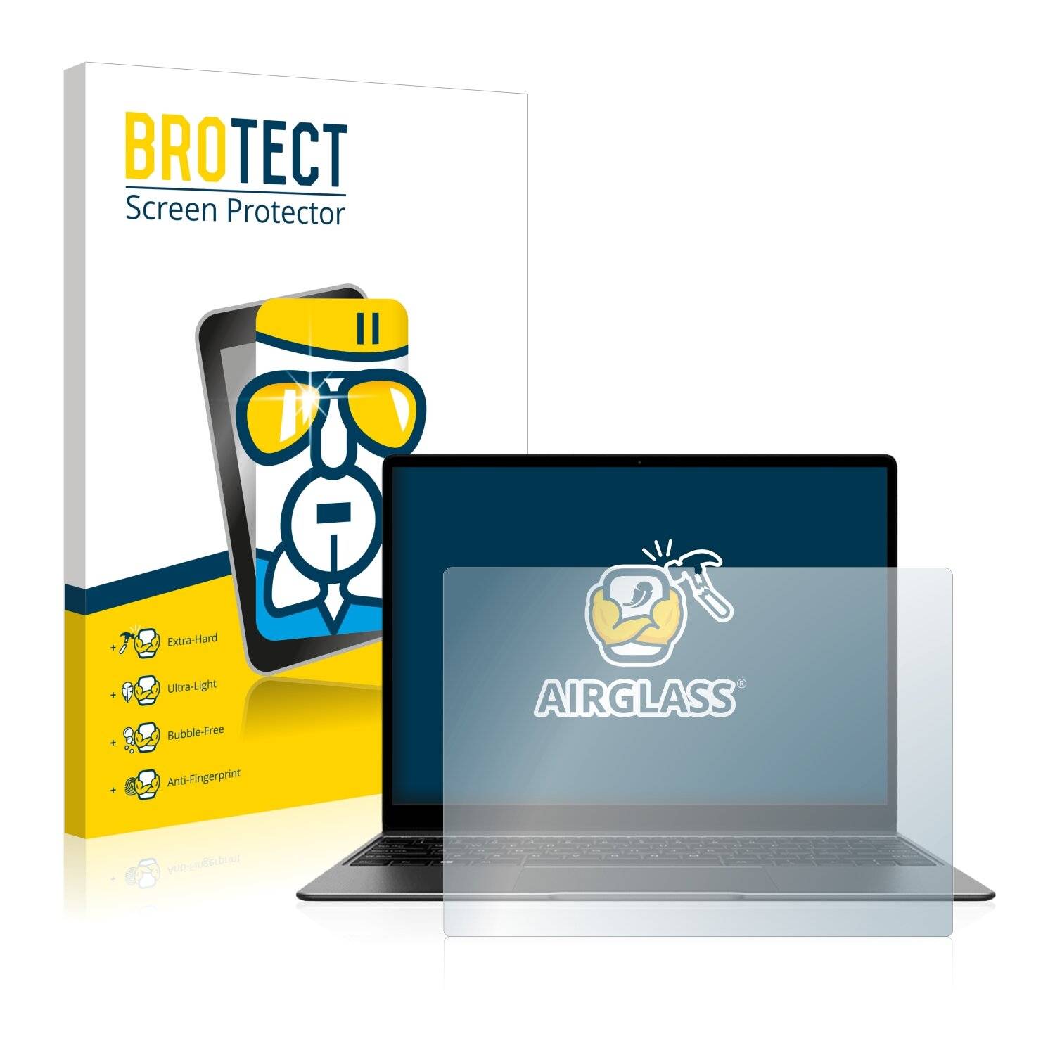 BROTECT AirGlass Schutzglas Folie für Chuwi GemiBook