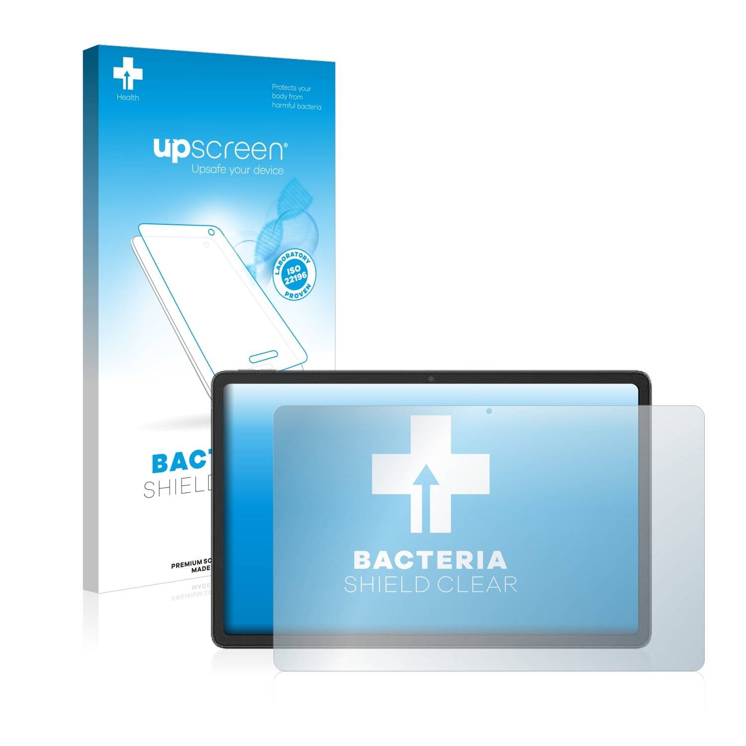 upscreen Bacteria Shield Clear Premium Antibakterielle Displayschutzfolie für Lenovo Pad Pro