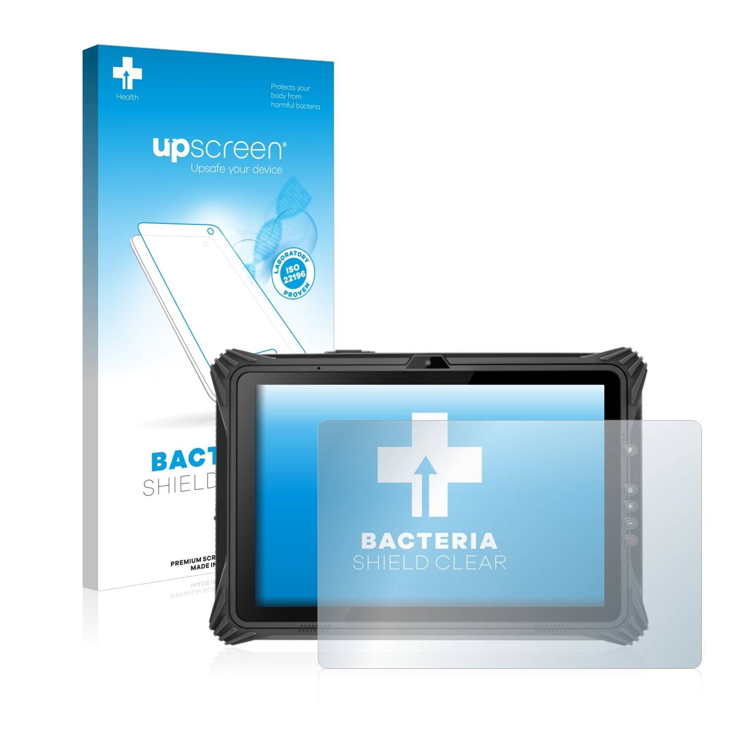 upscreen Bacteria Shield Clear Premium Antibakterielle Displayschutzfolie für Werock Rocktab