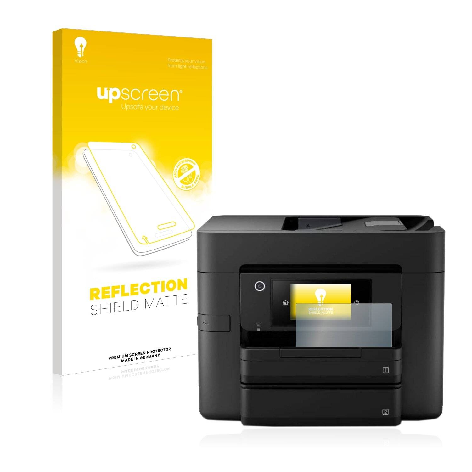 upscreen Reflection Shield Matte Premium Displayschutzfolie für Epson Workforce Pro
