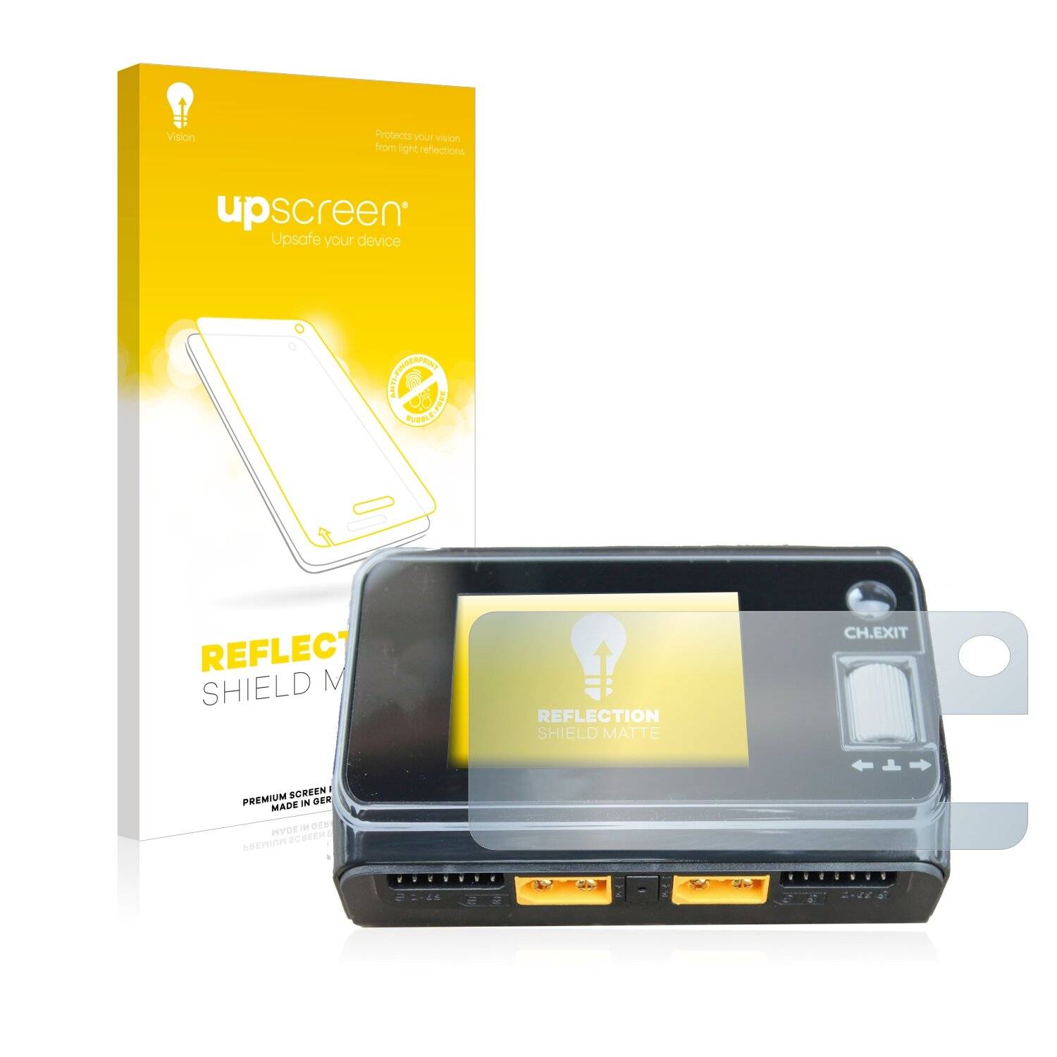 upscreen Reflection Shield Matte Premium Displayschutzfolie für ToolkitRC M6D Dual
