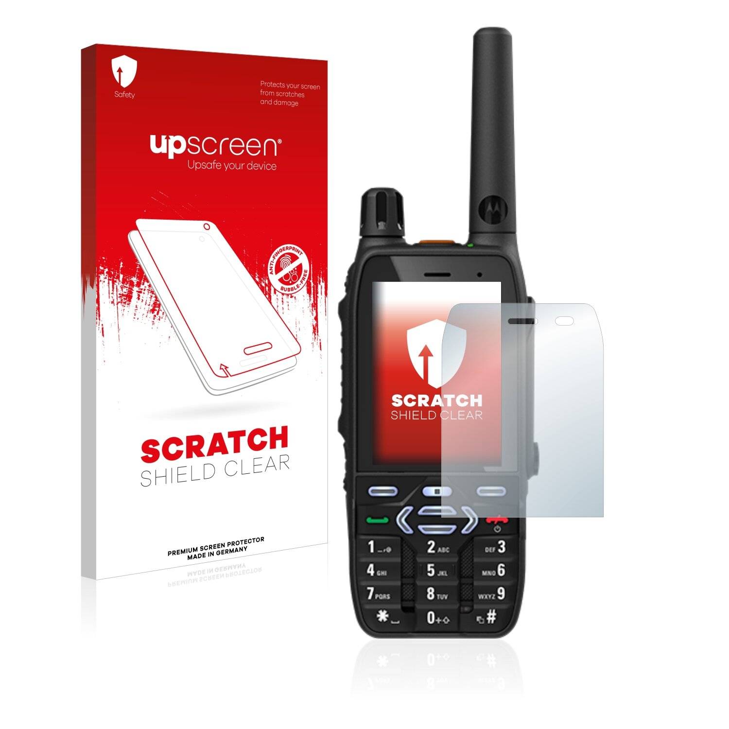 upscreen Schutzfolie für Motorola MXP600 Kratzschutz Anti-Fingerprint Klar