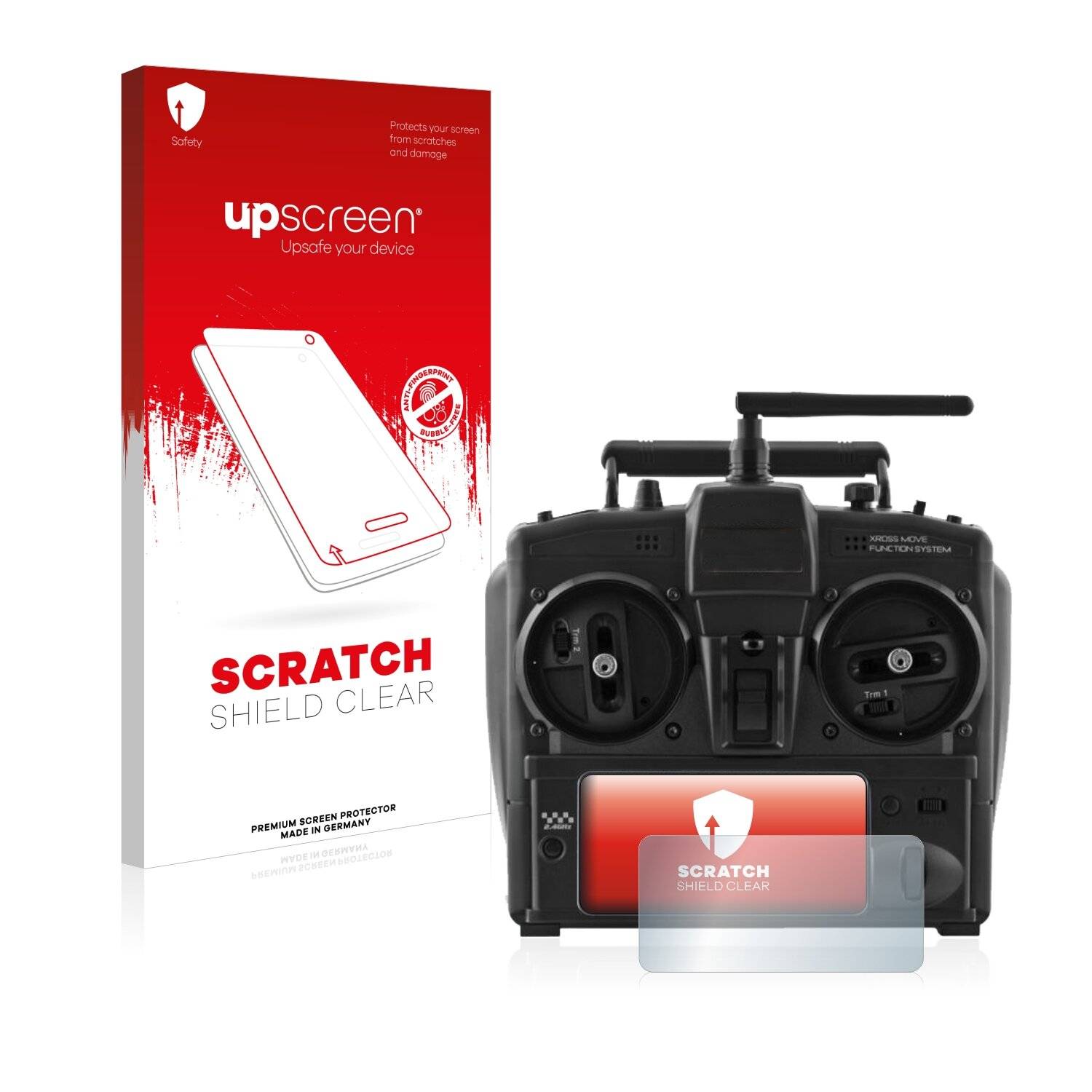 upscreen Scratch Shield Clear Premium Displayschutzfolie für Sanwa EXZES ZZ PC/RX-472