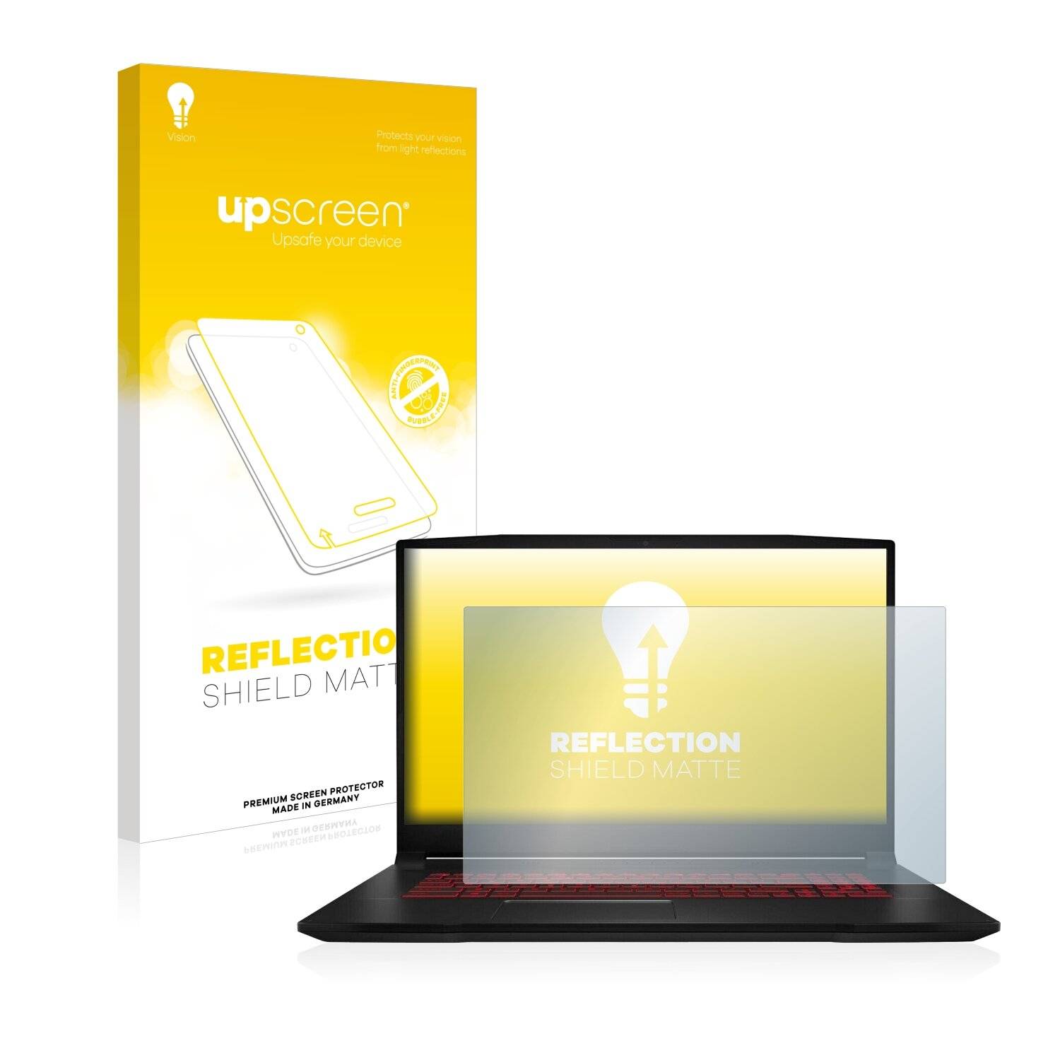 upscreen Reflection Shield Matte Premium Displayschutzfolie für MSI Katana