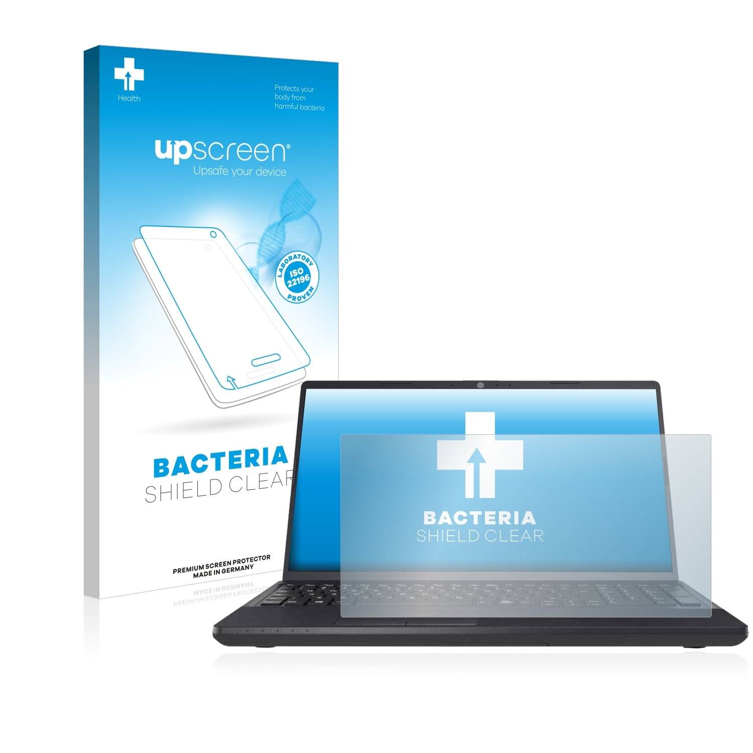 upscreen Bacteria Shield Clear Premium Antibakterielle Displayschutzfolie für Fujitsu