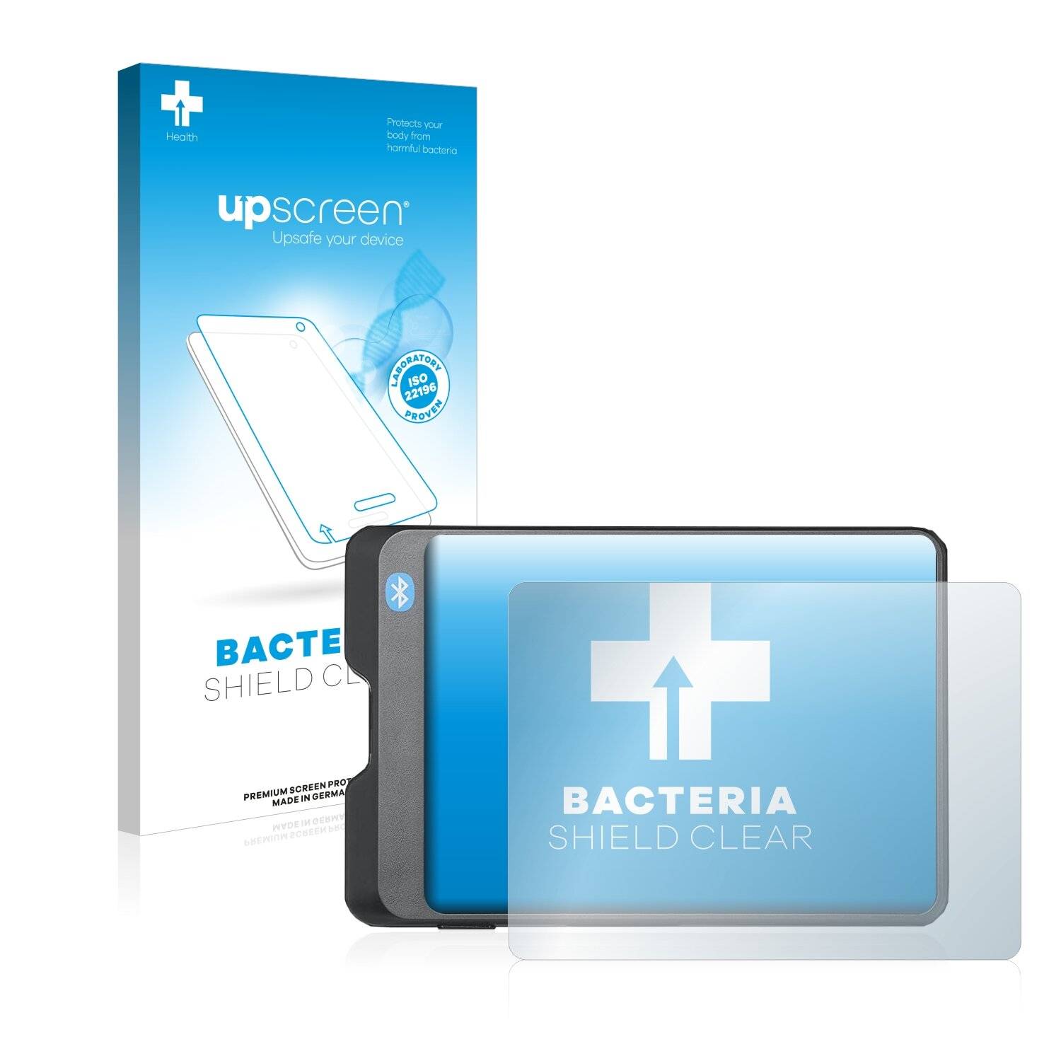 upscreen Bacteria Shield Clear Premium Antibakterielle Displayschutzfolie für SecuX