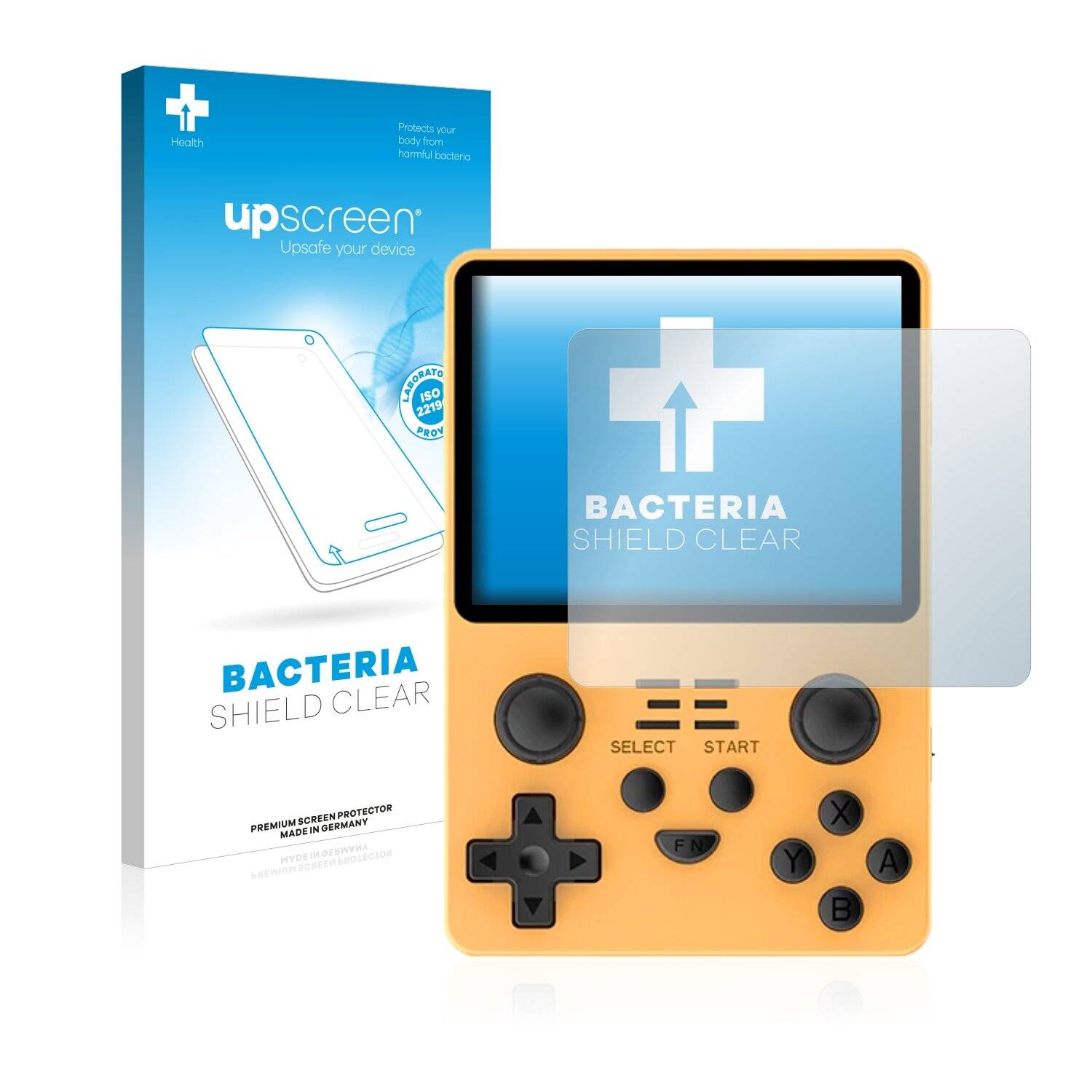 upscreen Bacteria Shield Clear Premium Antibakterielle Displayschutzfolie für Powkiddy