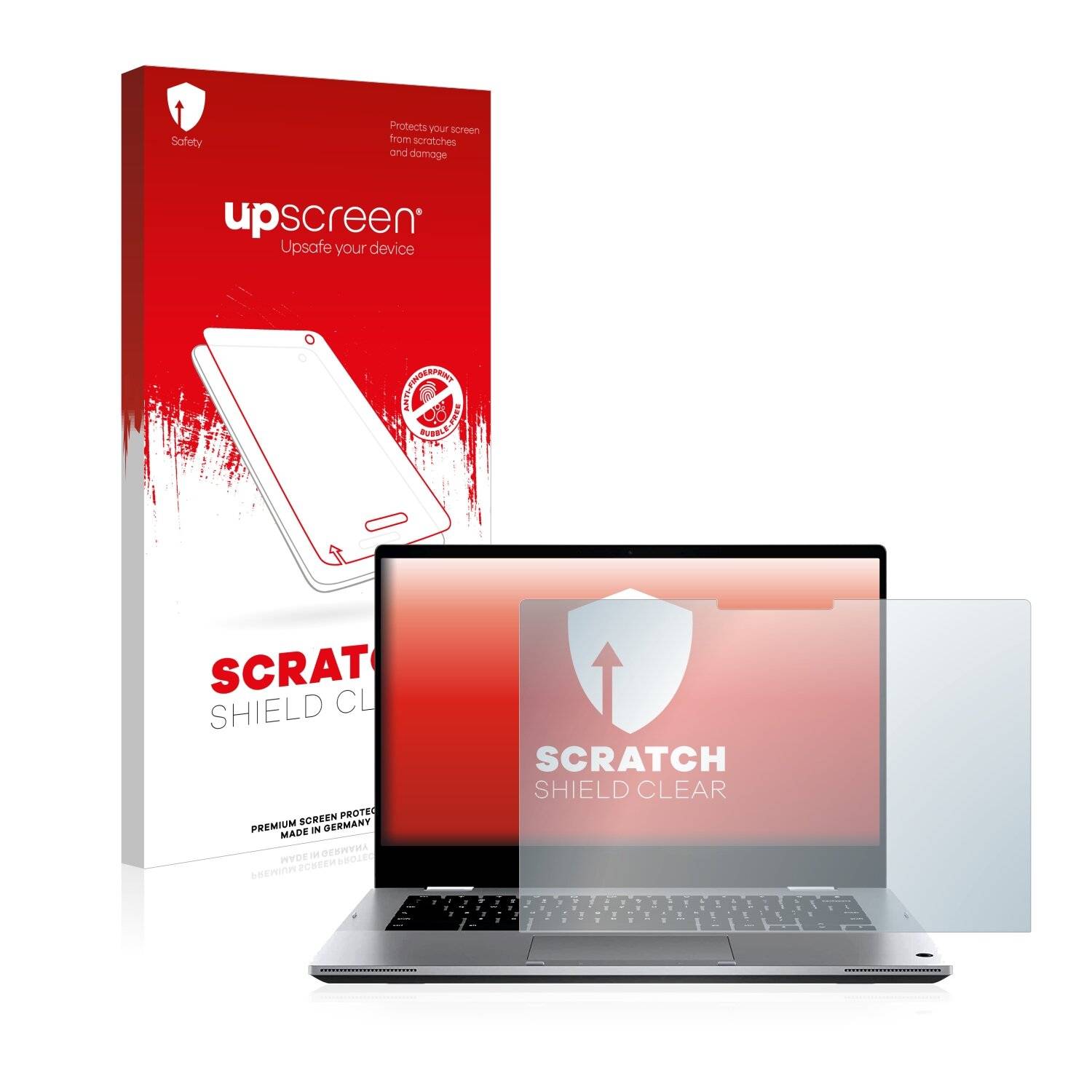 upscreen Scratch Shield Clear Premium Displayschutzfolie für Asus Chromebook Flip