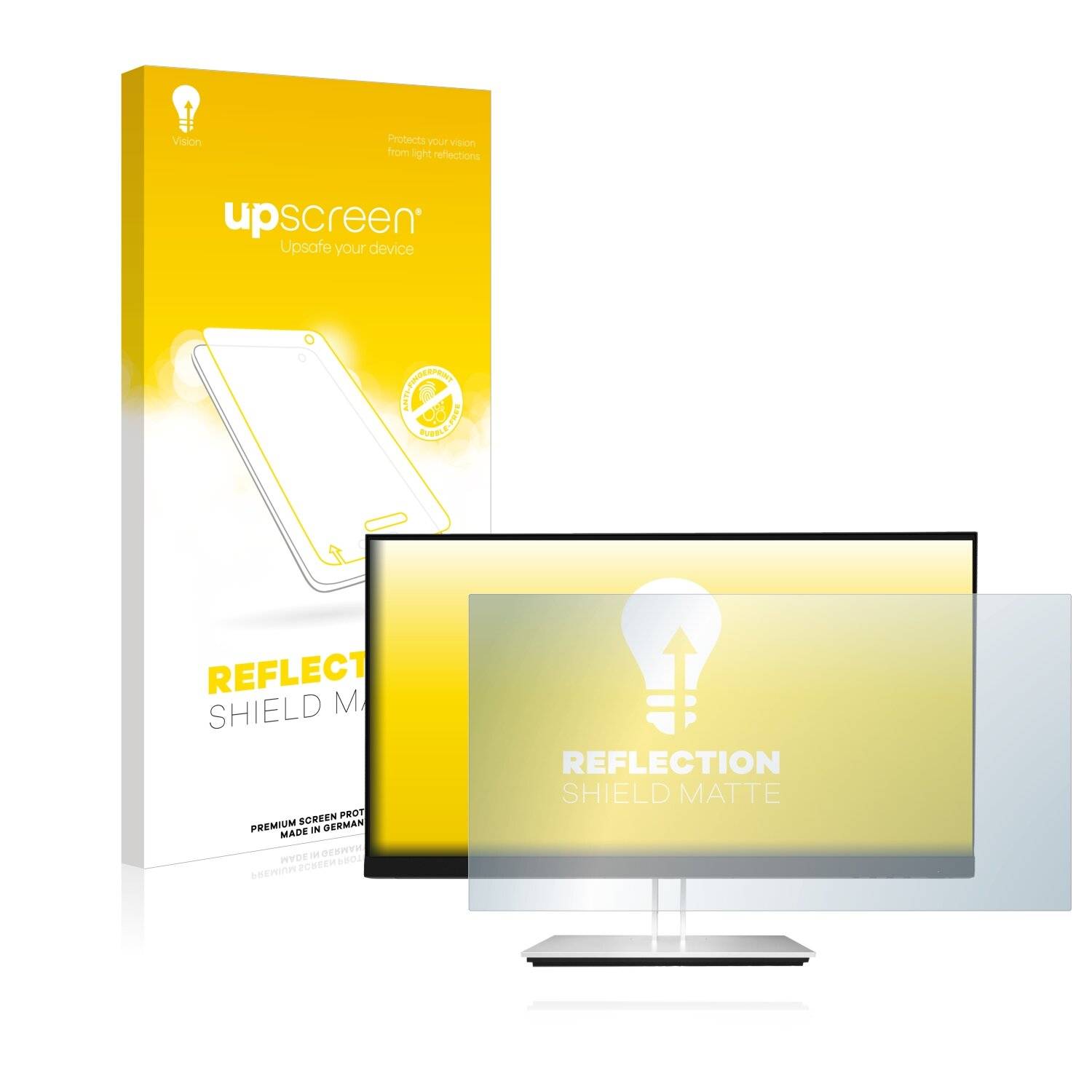 upscreen Reflection Shield Matte Premium Displayschutzfolie für HP E24u