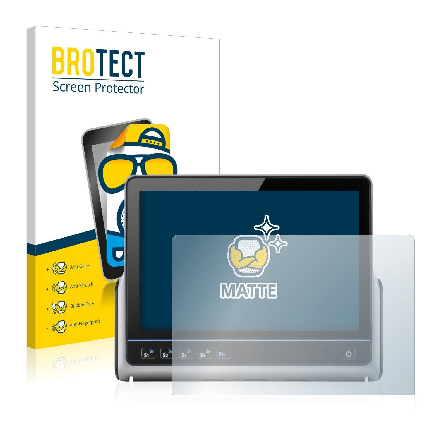 BROTECT Matte Displayschutzfolie für ads-tec VMT9012 - Entspiegelt,