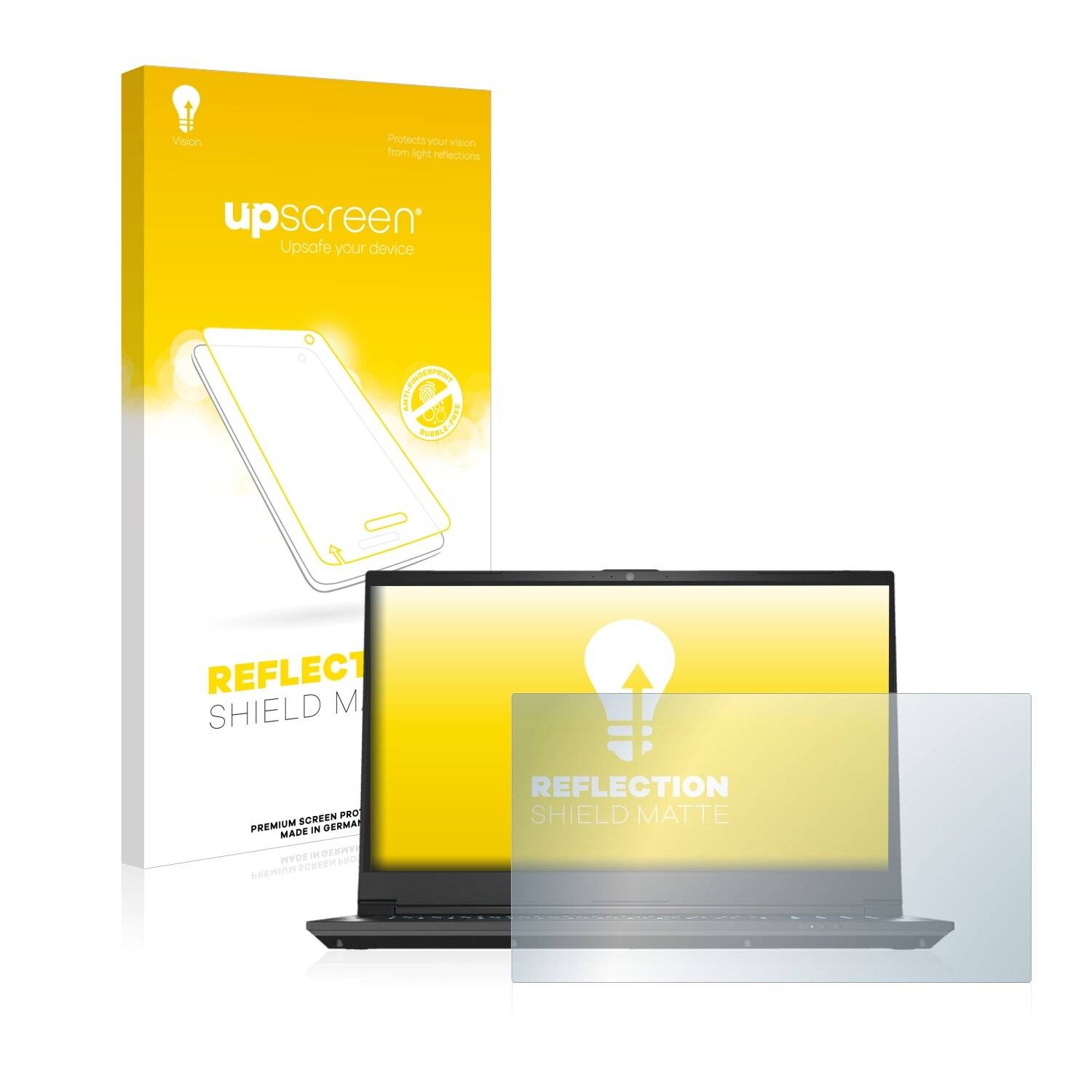 upscreen Reflection Shield Matte Premium Displayschutzfolie für Medion Erazer Crawler