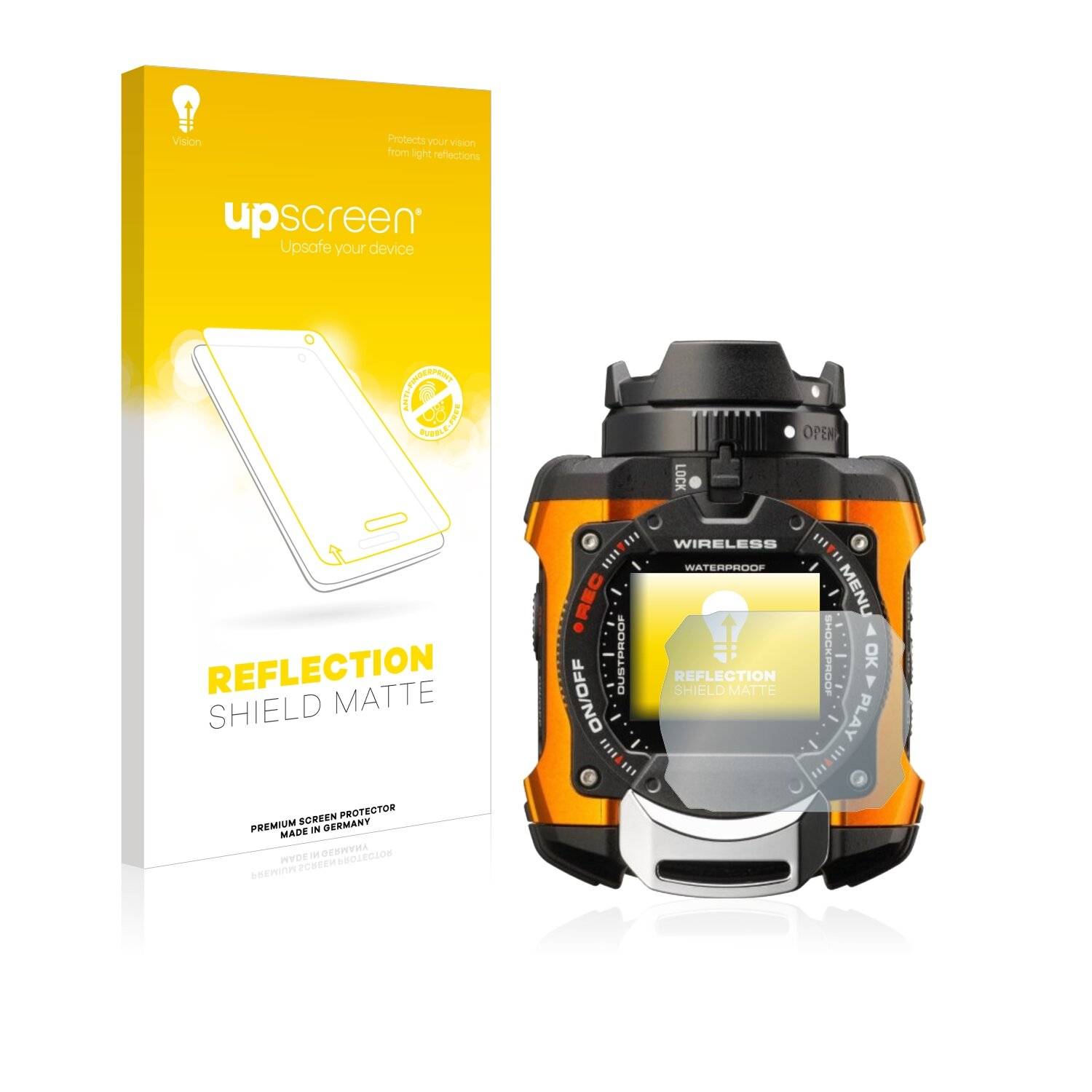upscreen Reflection Shield Matte Premium Displayschutzfolie für Ricoh