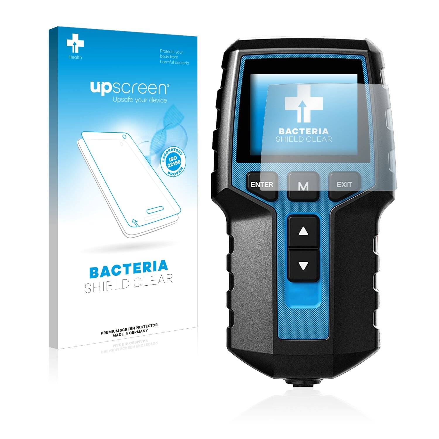 upscreen Bacteria Shield Clear Premium Antibakterielle Displayschutzfolie für Topdon