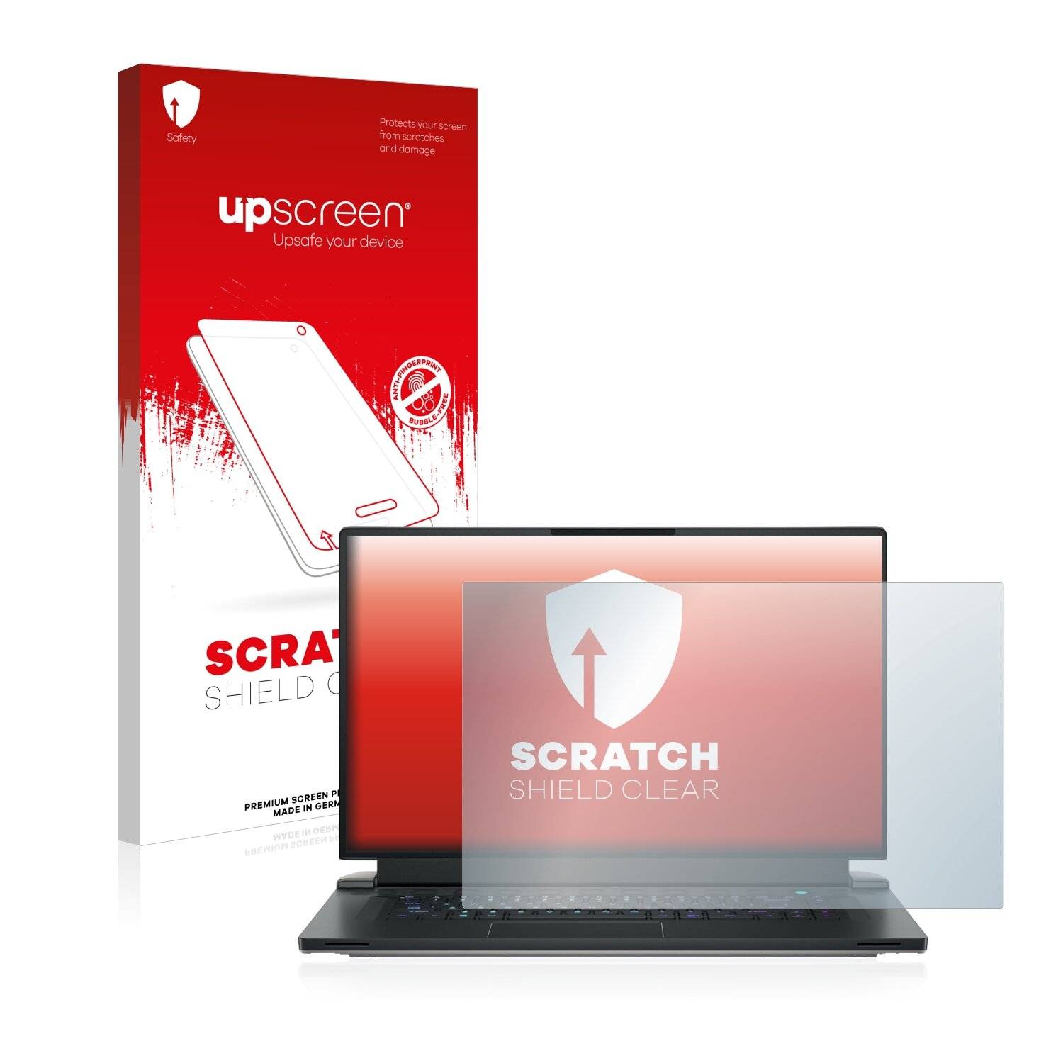 upscreen Scratch Shield Clear Premium Displayschutzfolie für Dell Alienware
