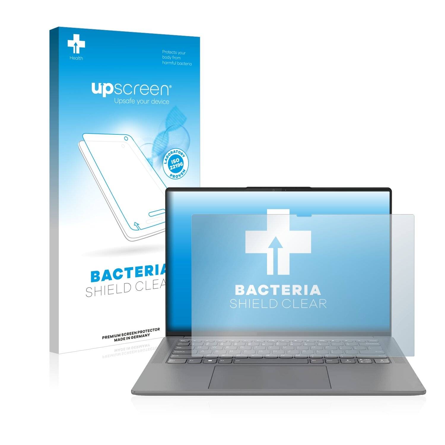 upscreen Bacteria Shield Clear Premium Antibakterielle Displayschutzfolie für Lenovo Yoga