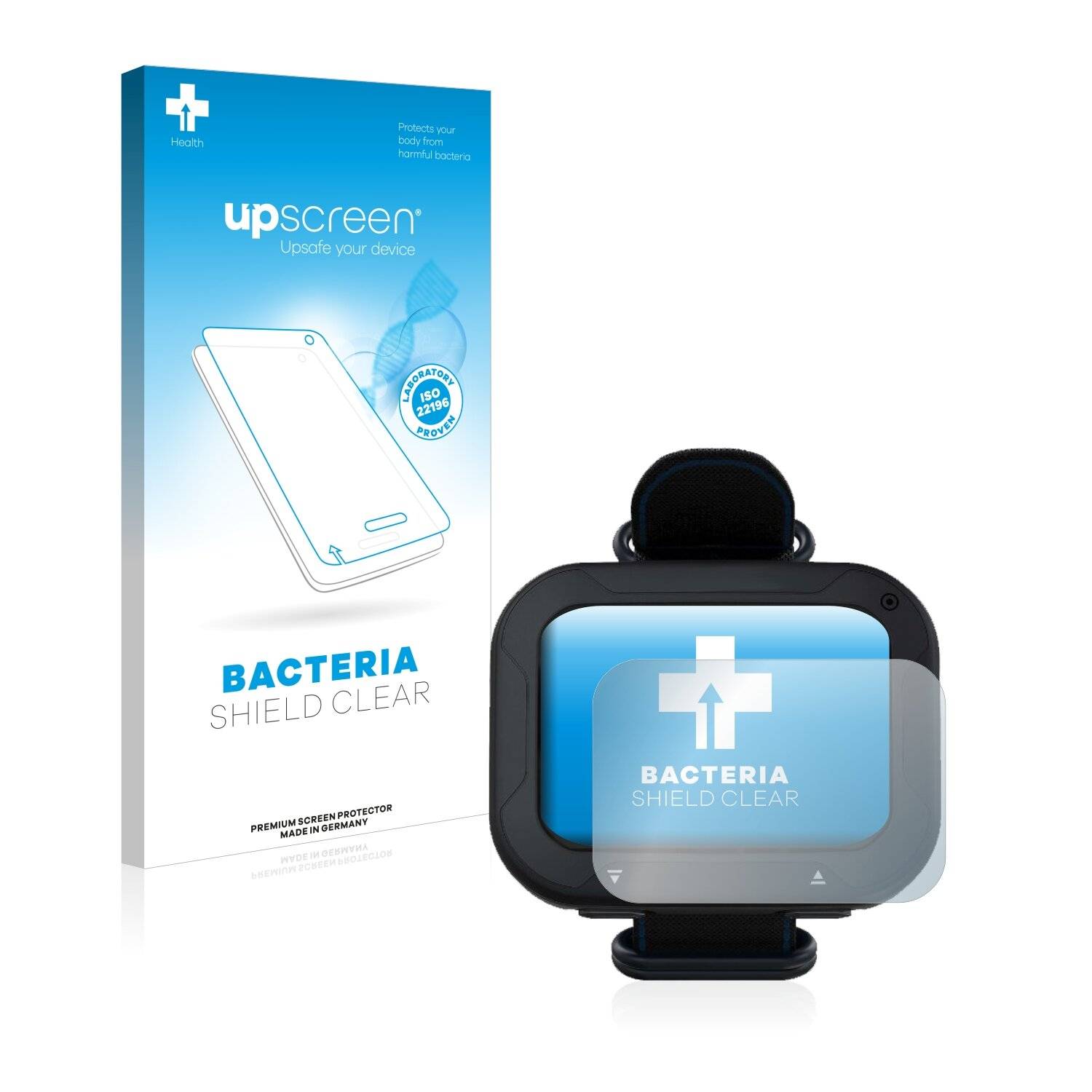upscreen Bacteria Shield Clear Premium Antibakterielle Displayschutzfolie für Aqualung