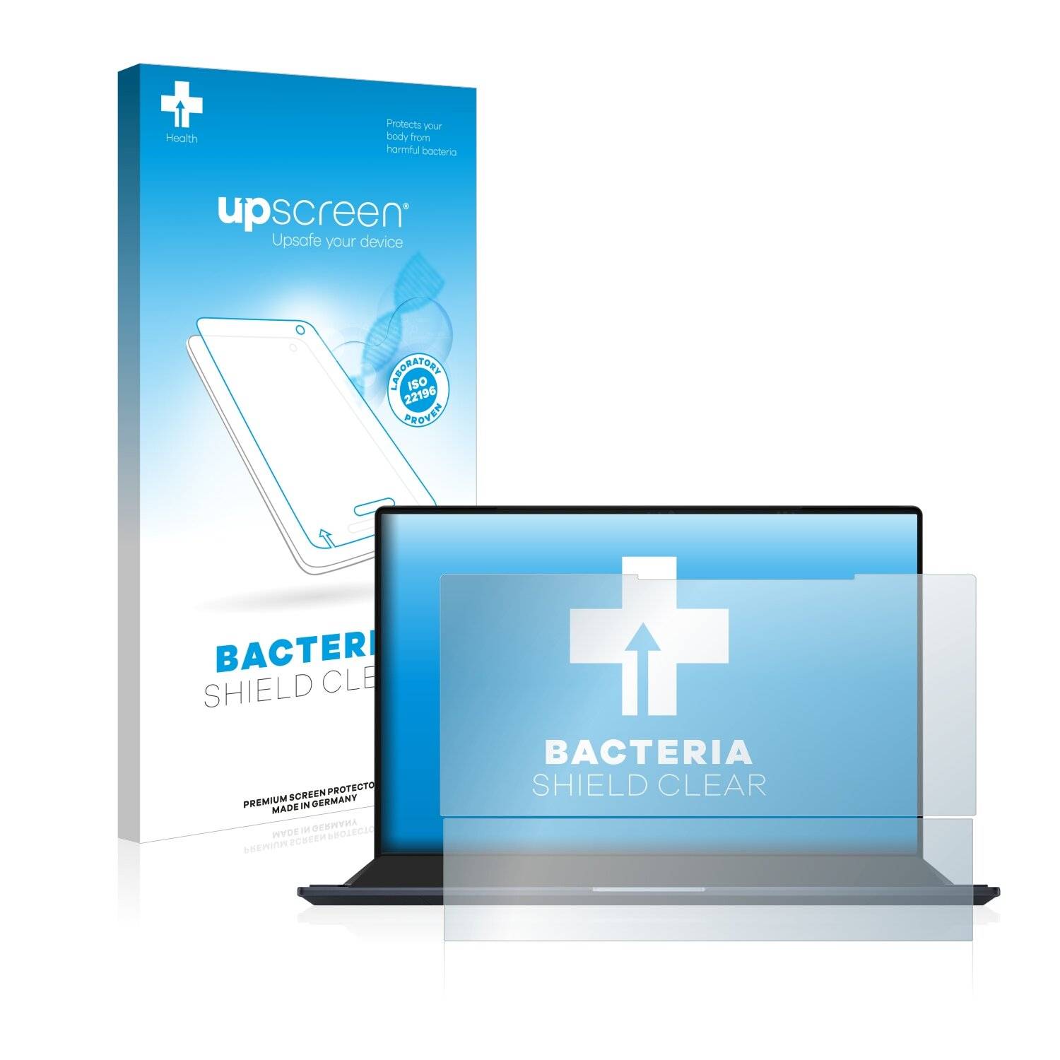 upscreen Bacteria Shield Clear Premium Antibakterielle Displayschutzfolie für Asus ZenBook
