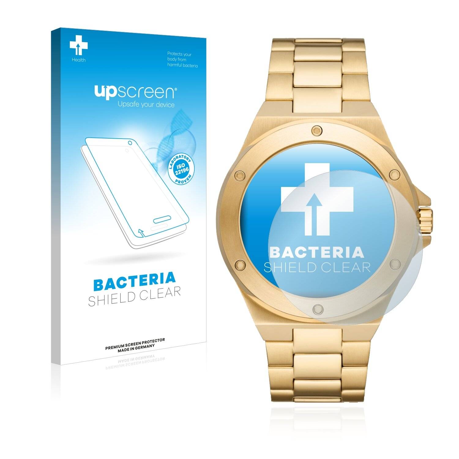 upscreen Bacteria Shield Clear Premium Antibakterielle Displayschutzfolie für Michael Kors