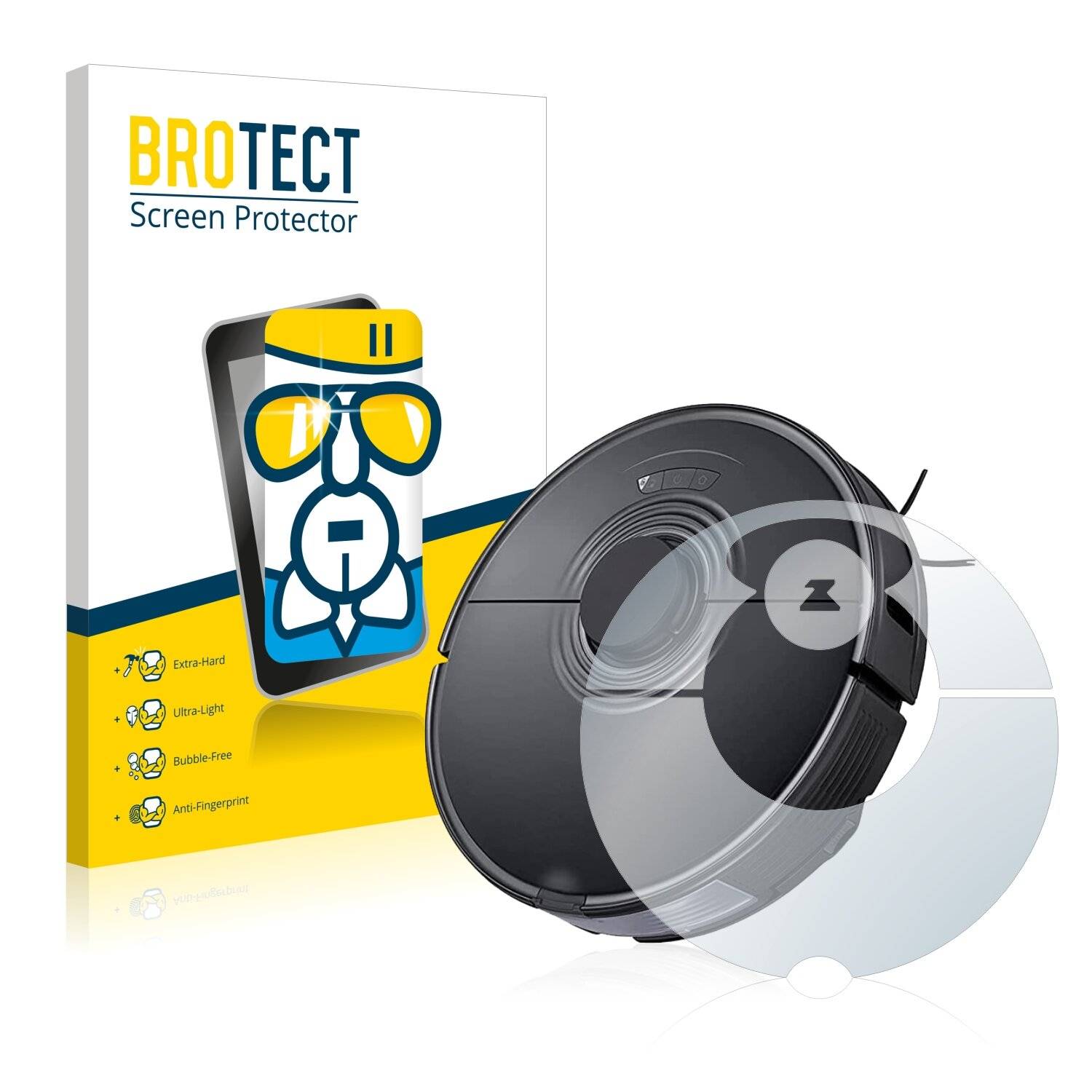 BROTECT AirGlass Schutzglas Folie für Roborock S