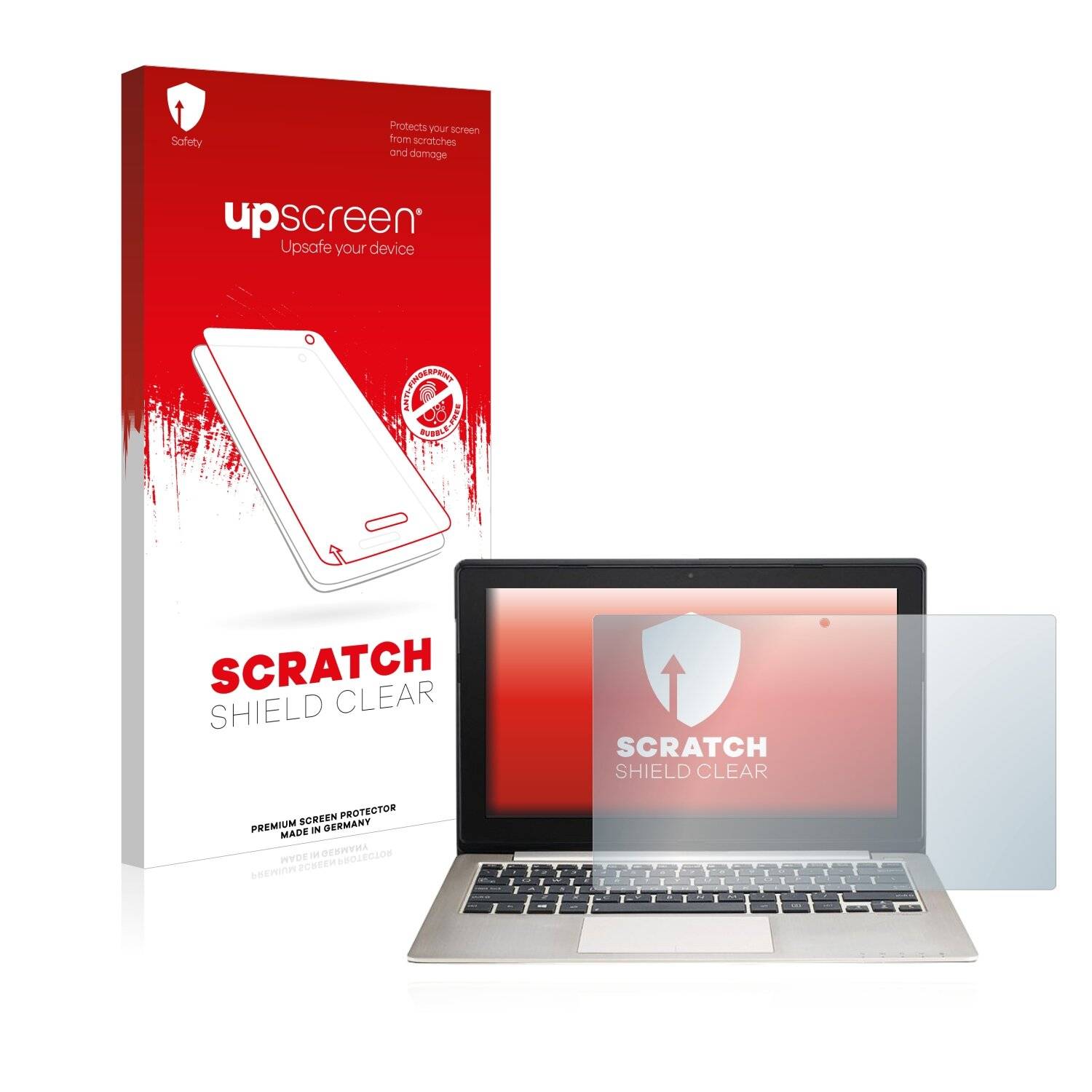 upscreen Scratch Shield Clear Premium Displayschutzfolie für Asus Vivobook S550