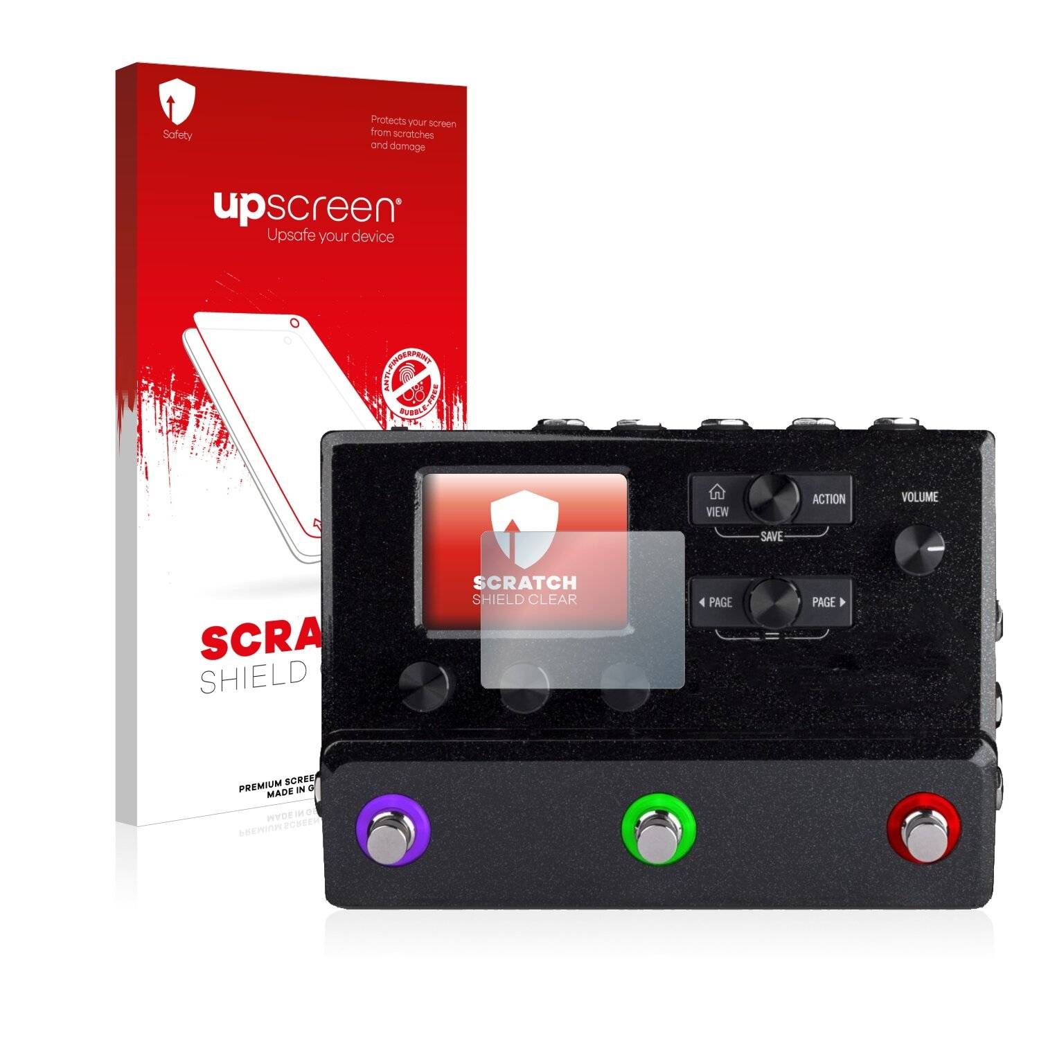 upscreen Scratch Shield Clear Premium Displayschutzfolie für Line 6 hx