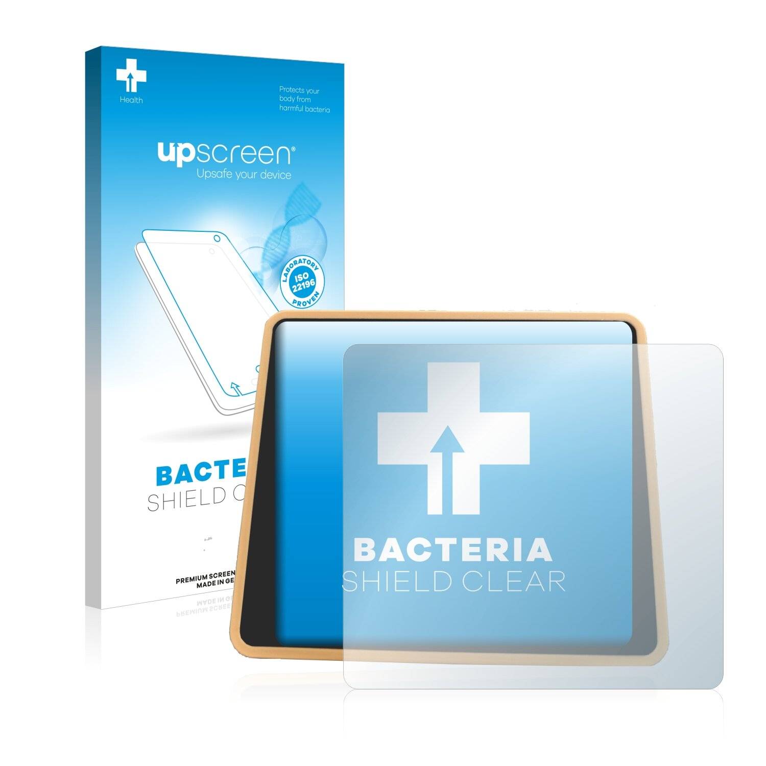 upscreen Bacteria Shield Clear Premium Antibakterielle Displayschutzfolie für Junsi iCharger