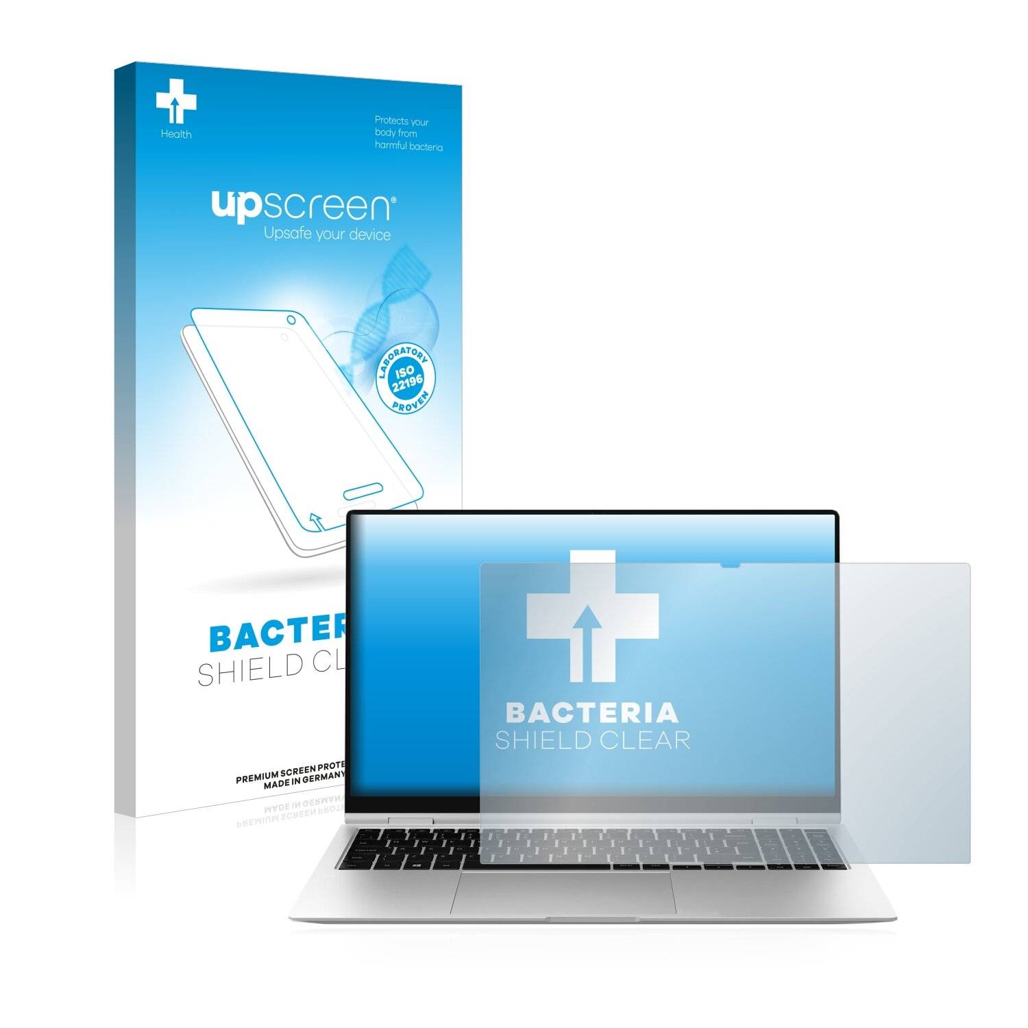 upscreen Bacteria Shield Clear Premium Antibakterielle Displayschutzfolie für Samsung Galaxy