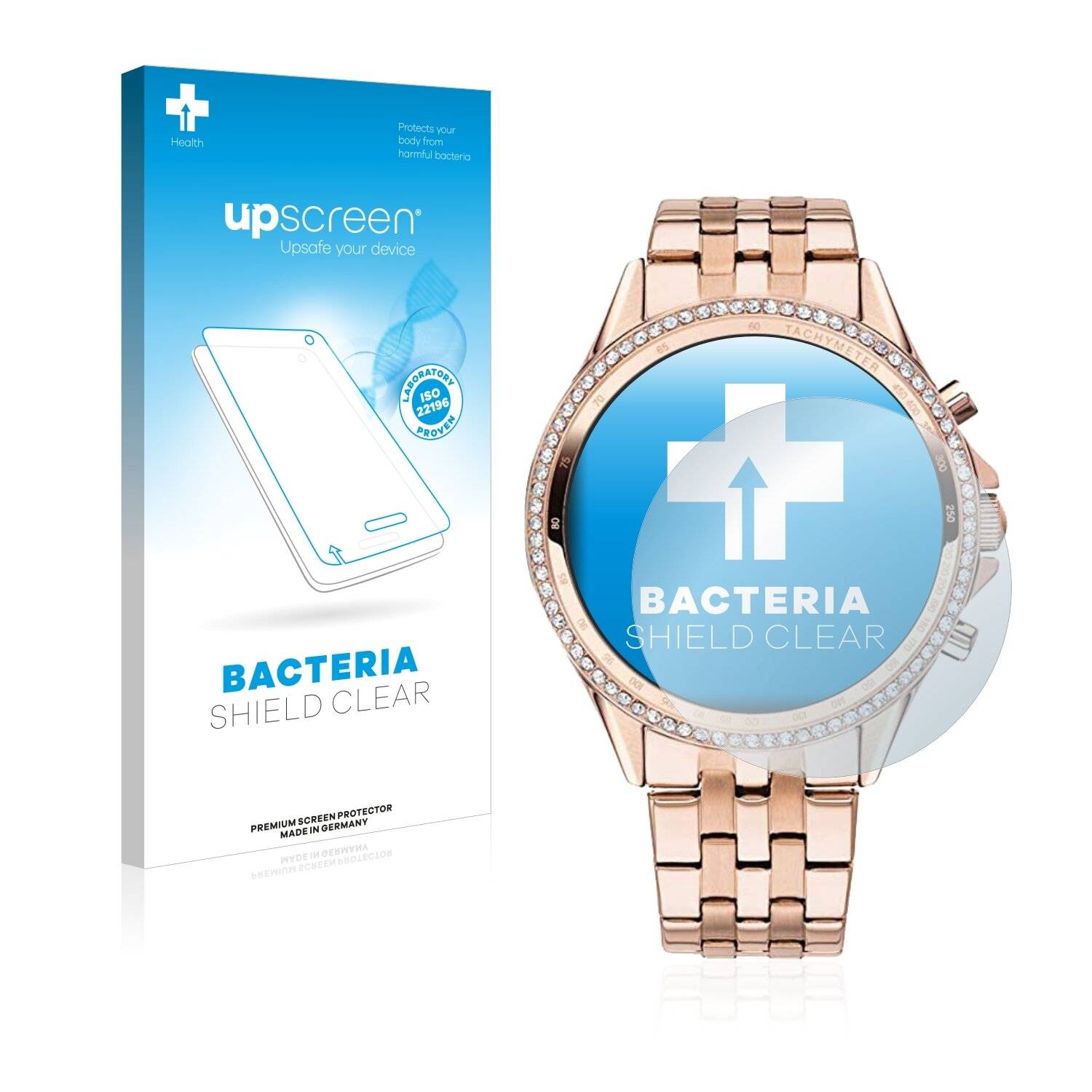 upscreen Bacteria Shield Clear Premium Antibakterielle Displayschutzfolie für Tommy Hilfiger