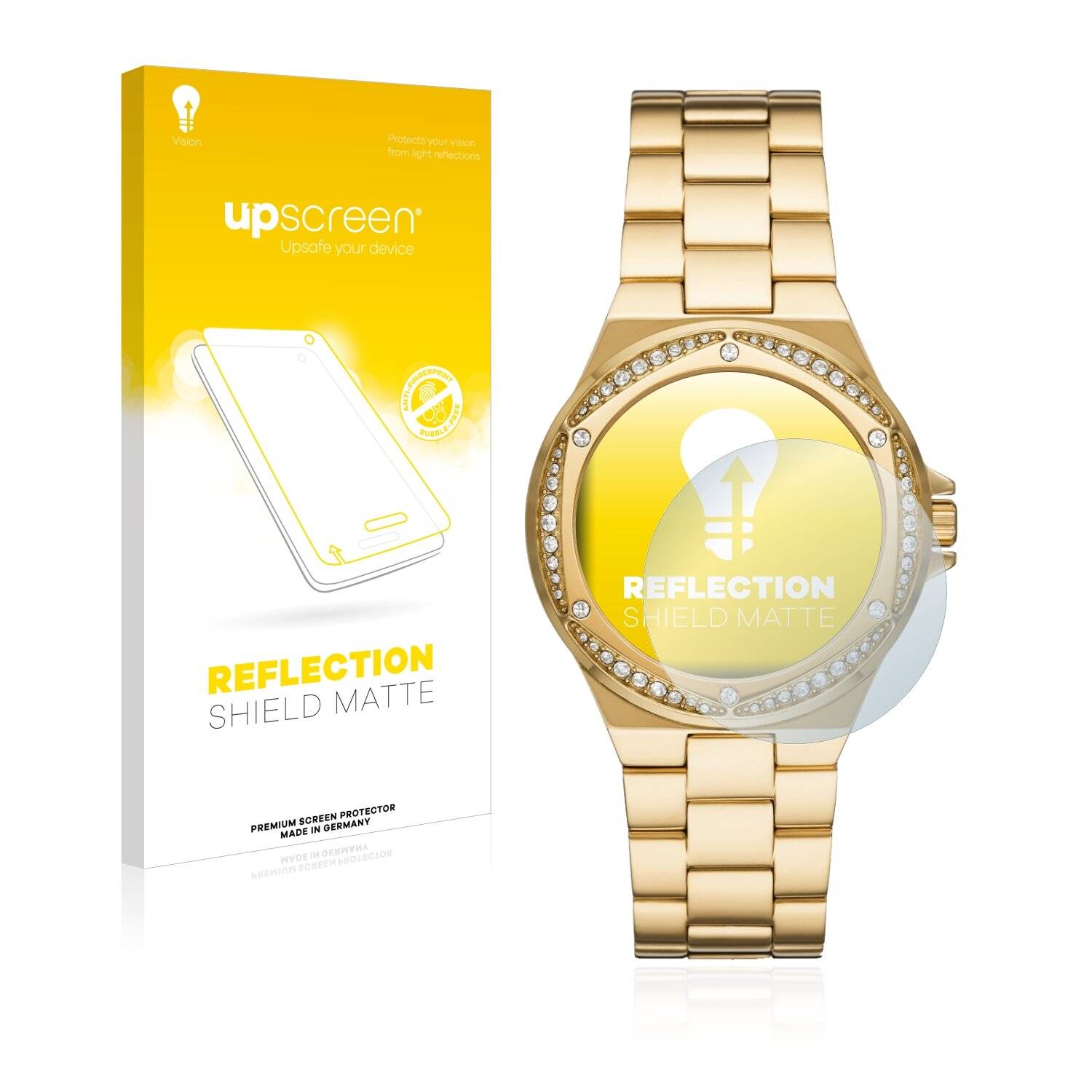 upscreen Reflection Shield Matte Premium Displayschutzfolie für Michael Kors Lennox MK