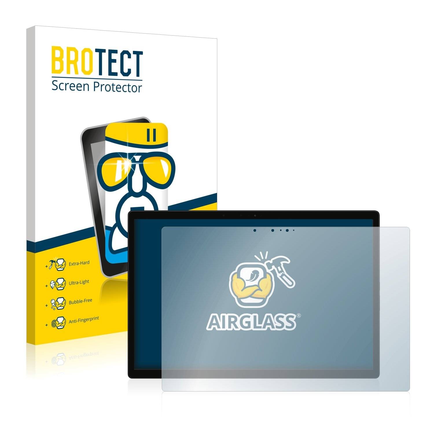 BROTECT AirGlass Flexible Schutz Glas Folie für Xiaomi Book S 12.4" Klar Transparent