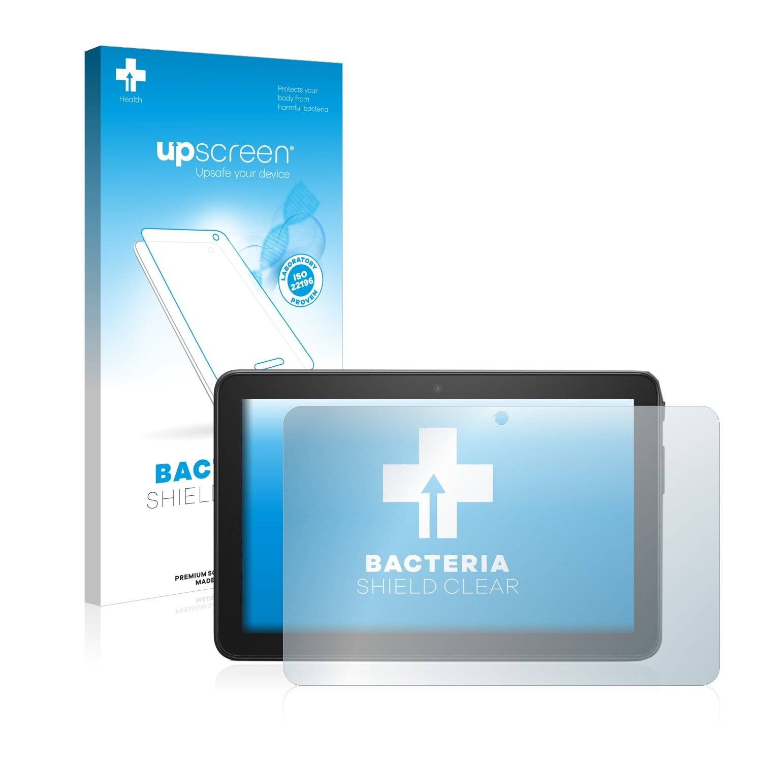 upscreen Bacteria Shield Clear Premium Antibakterielle Displayschutzfolie für Amazon Fire 7