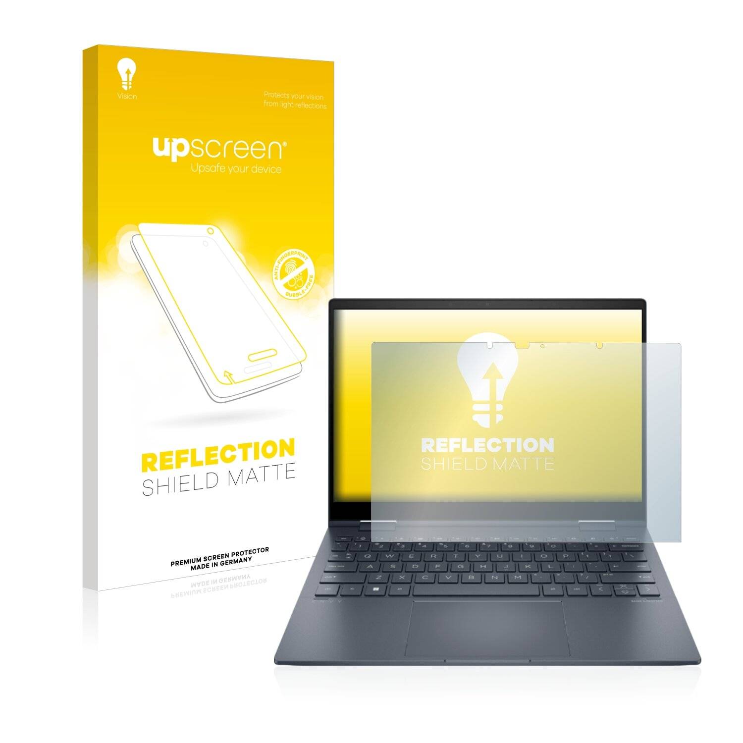upscreen Reflection Shield Matte Premium Displayschutzfolie für HP Envy x360