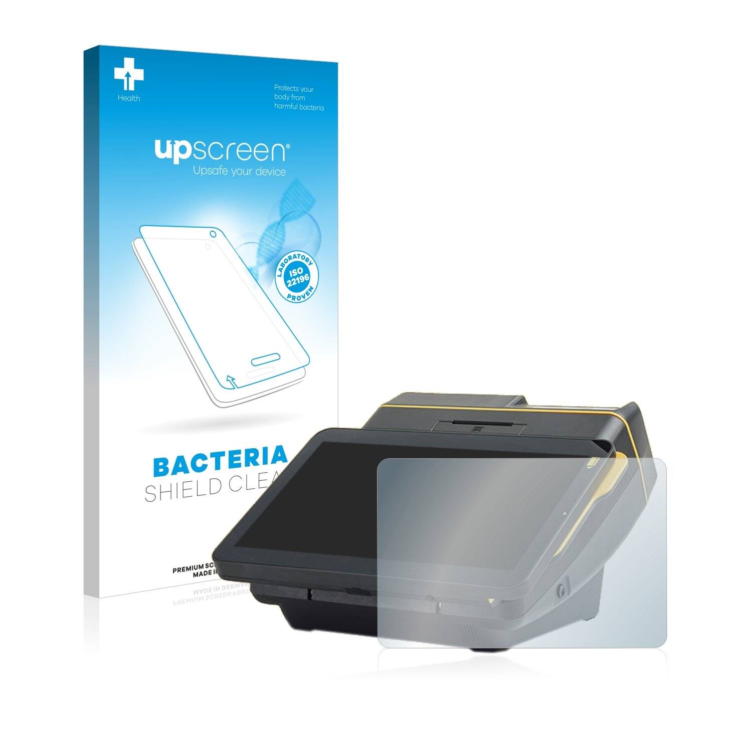 upscreen Bacteria Shield Clear Premium Antibakterielle Displayschutzfolie für PayPoint