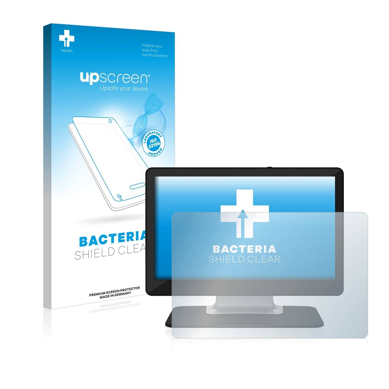 upscreen Bacteria Shield Clear Premium Antibakterielle Displayschutzfolie für Elo