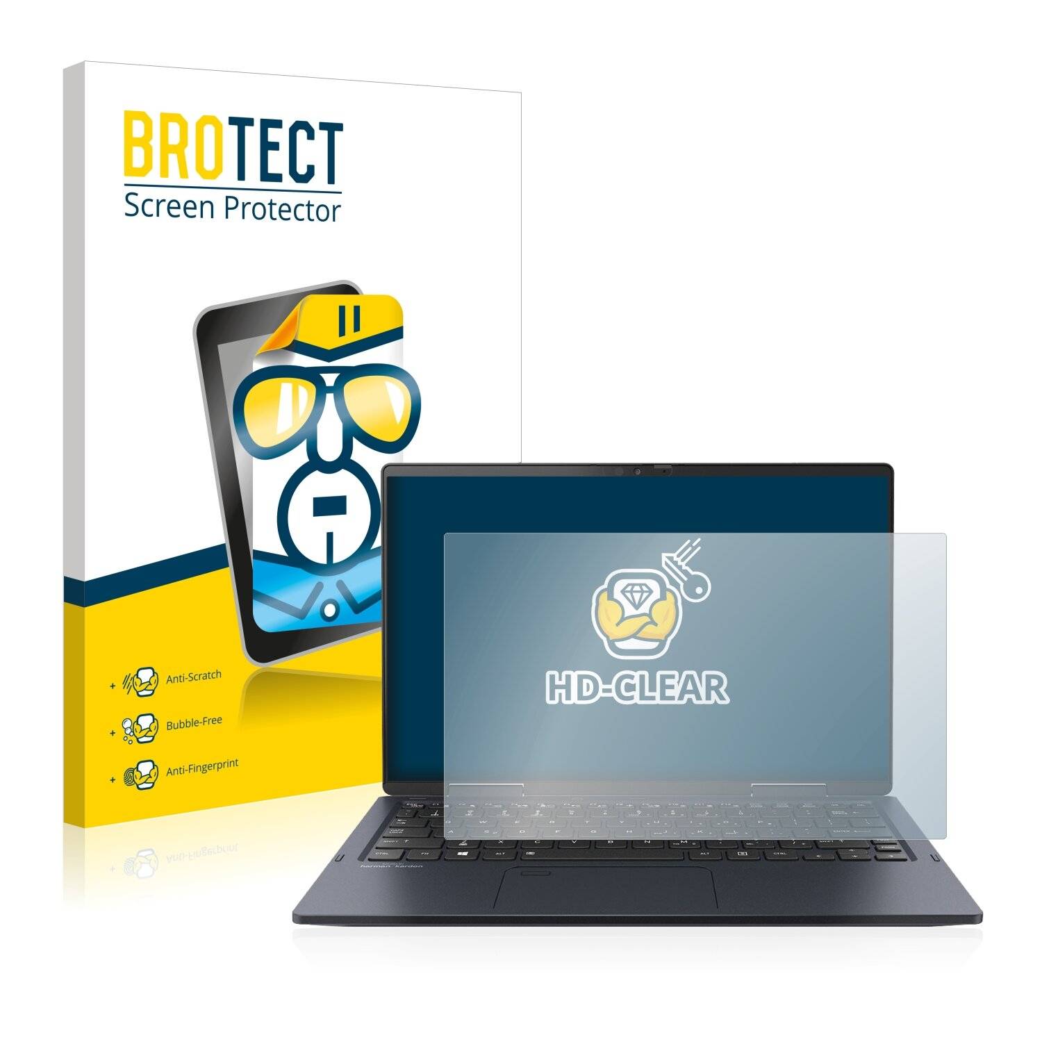 BROTECT HD-Clear Displayschutzfolie für Dynabook Portégé