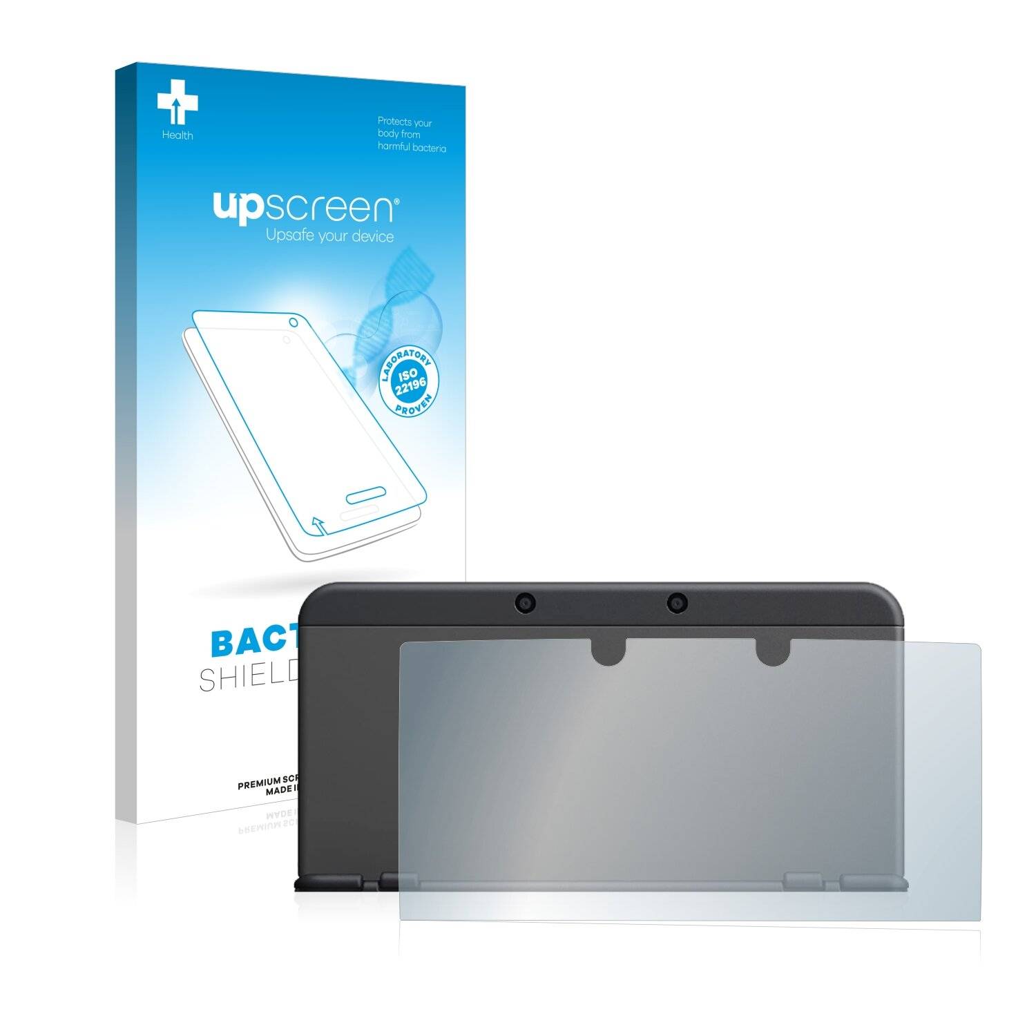 upscreen Bacteria Shield Clear Premium Antibakterielle Displayschutzfolie für Nintendo 3DS