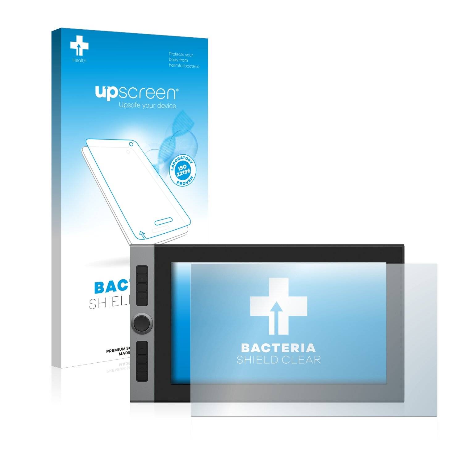 upscreen Bacteria Shield Clear Premium Antibakterielle Displayschutzfolie für XP-Pen Artist