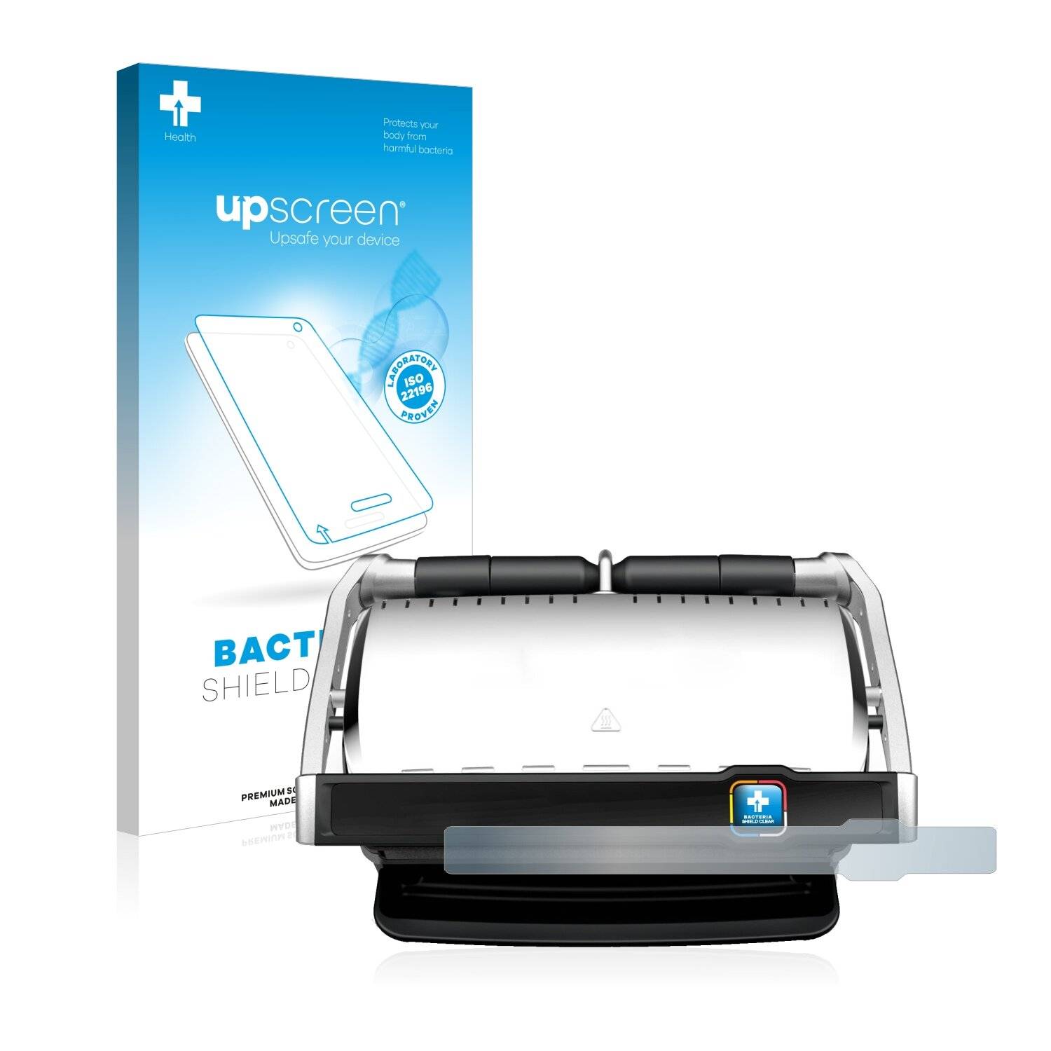 upscreen Bacteria Shield Clear Premium Antibakterielle Displayschutzfolie für Tefal