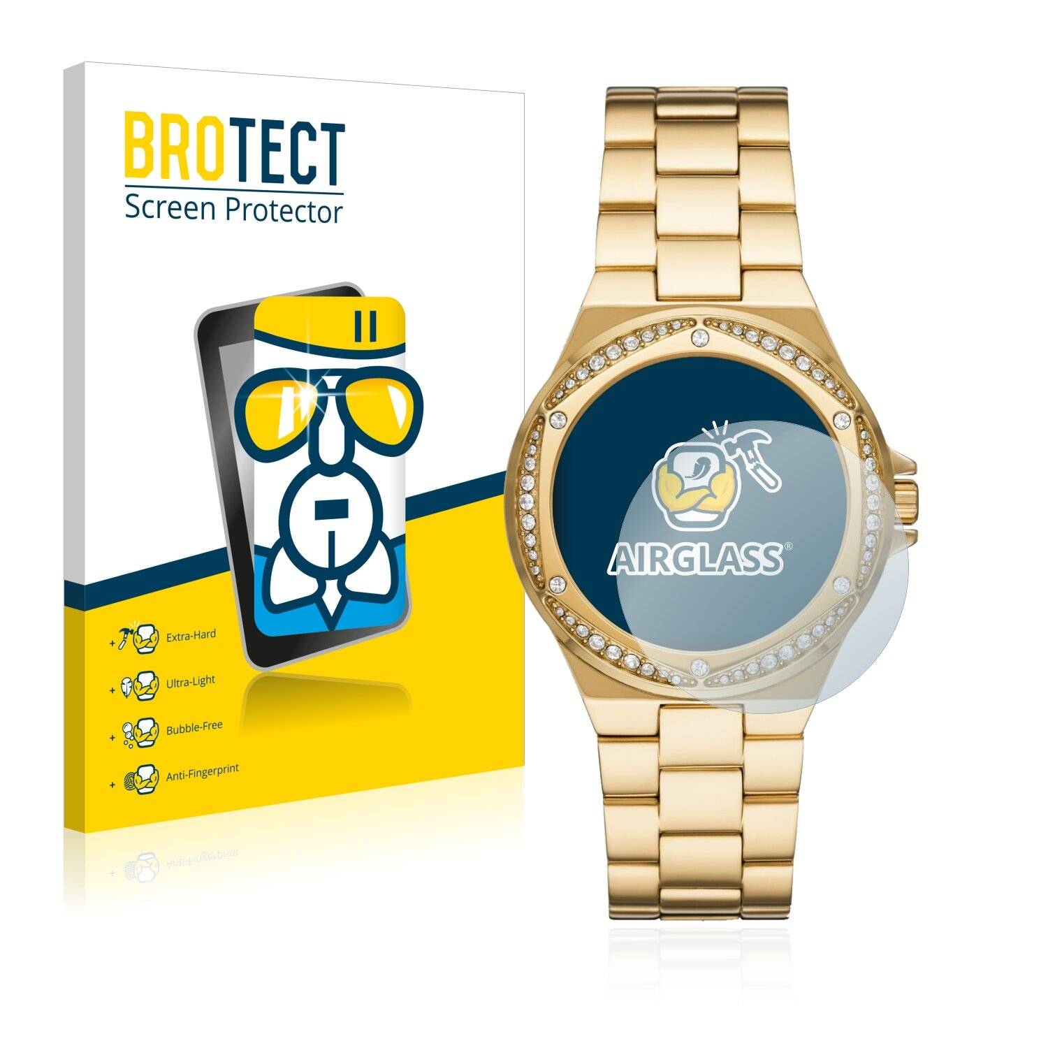 BROTECT AirGlass Schutzglas Folie für Michael Kors Lennox MK